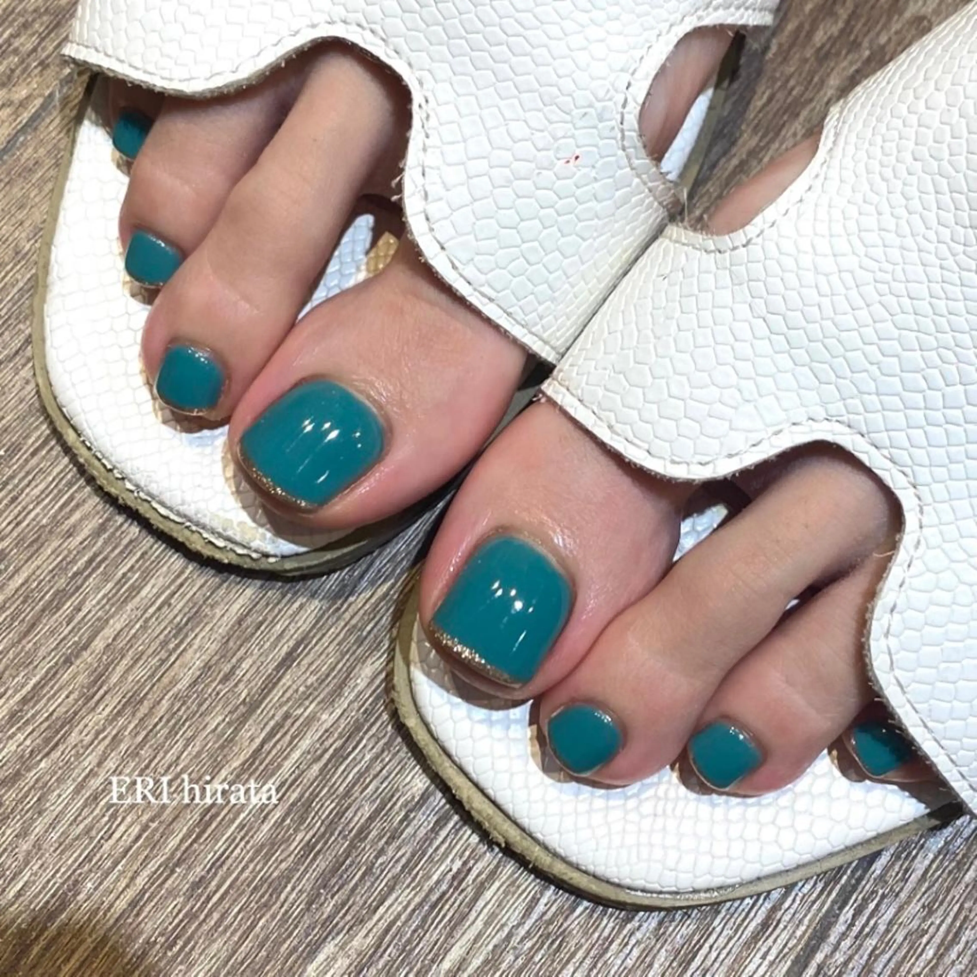 フットネイル✨ワンカラー(ラメもOK🙆‍♀️)オンのみの写真