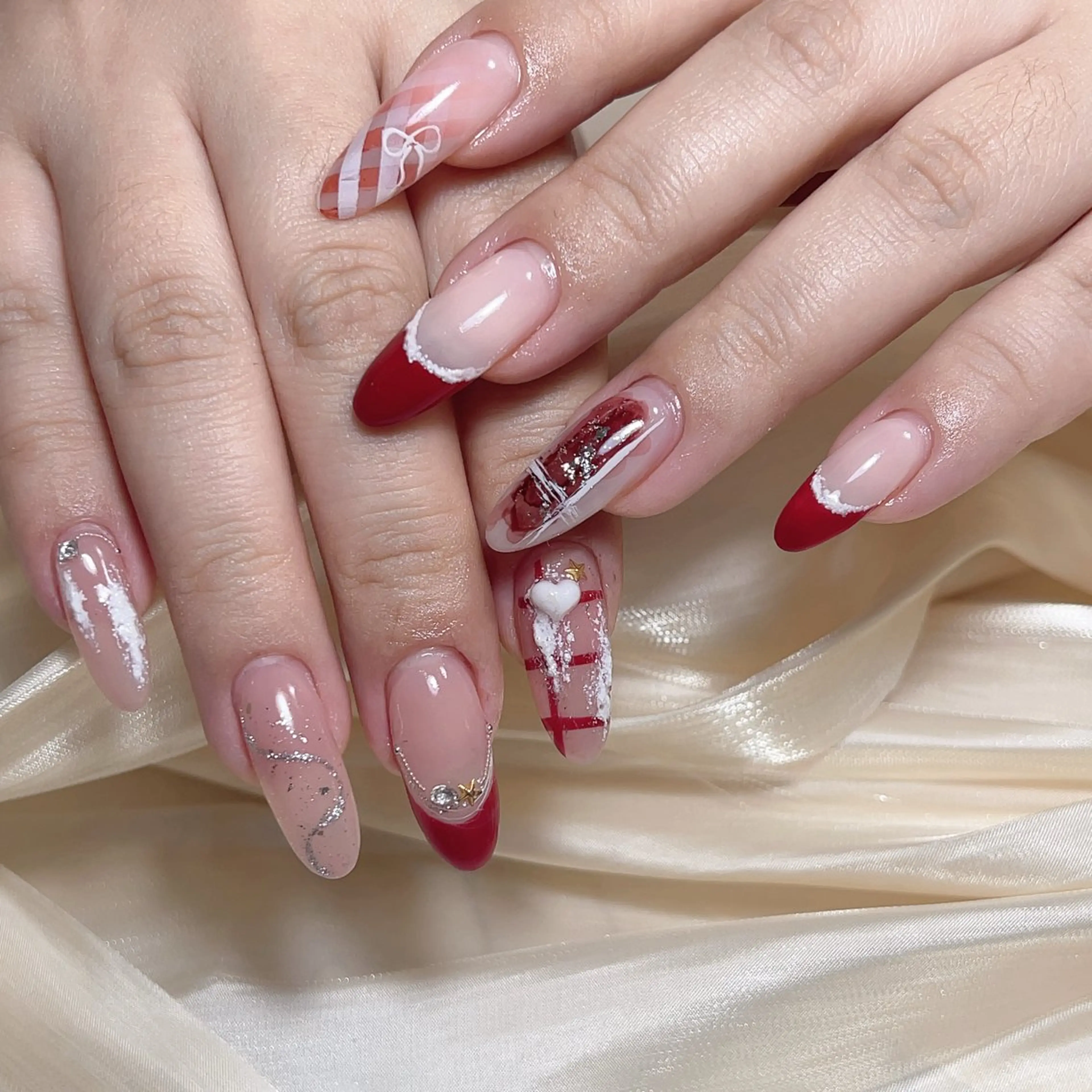 ネイル ハンドネイル ハンドケア 🎀Pink ピンク🎀のネイルデザイン