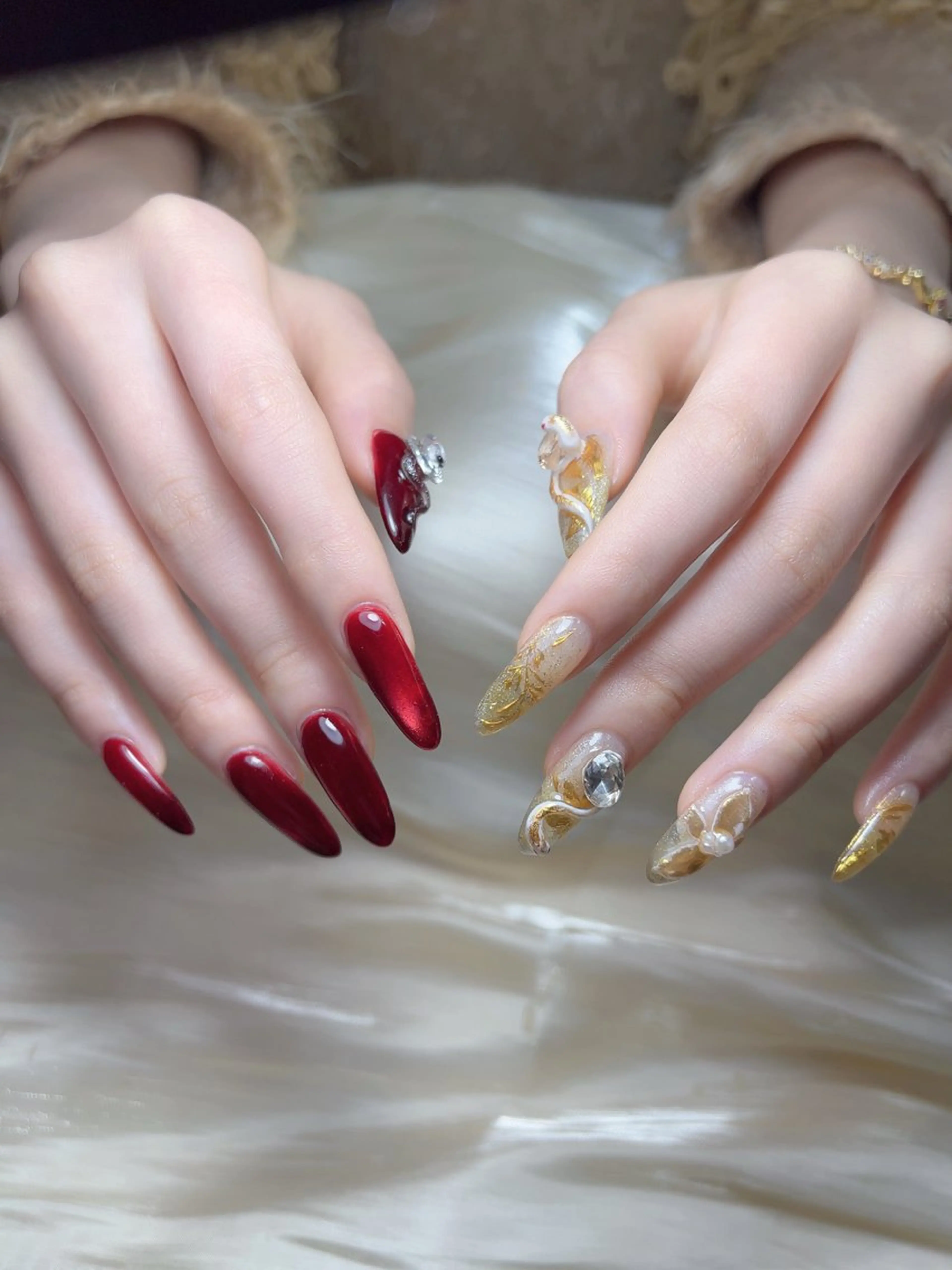 ネイル ハンドネイル ハンドケア 🎀Pink ピンク🎀のネイルデザイン