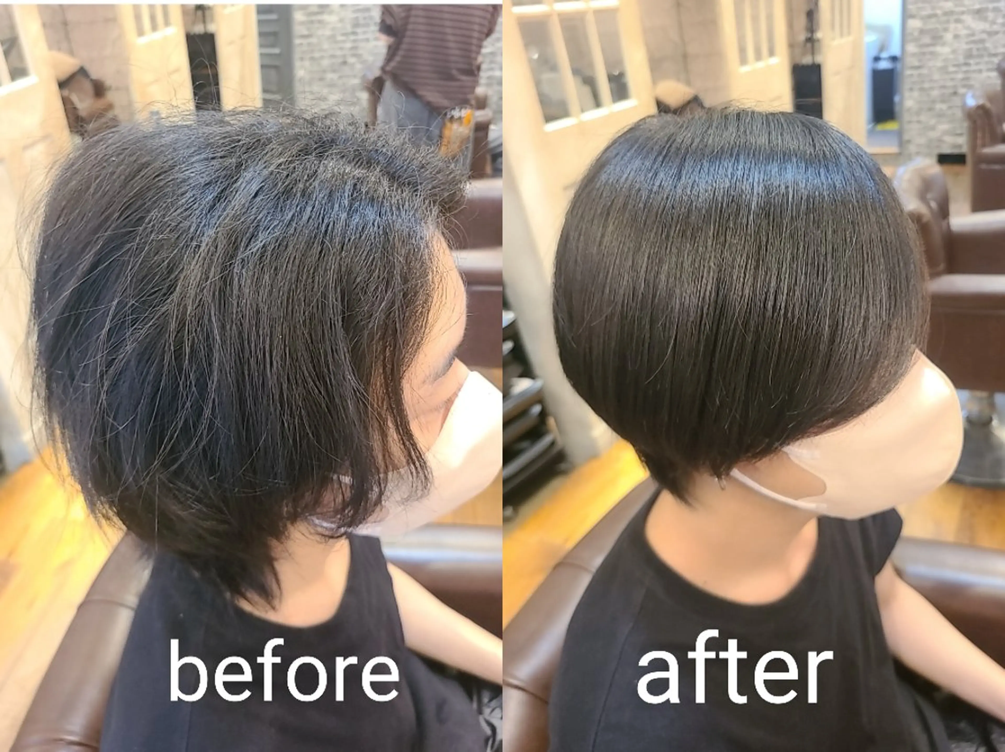 メンズ縮毛矯正+カットの写真