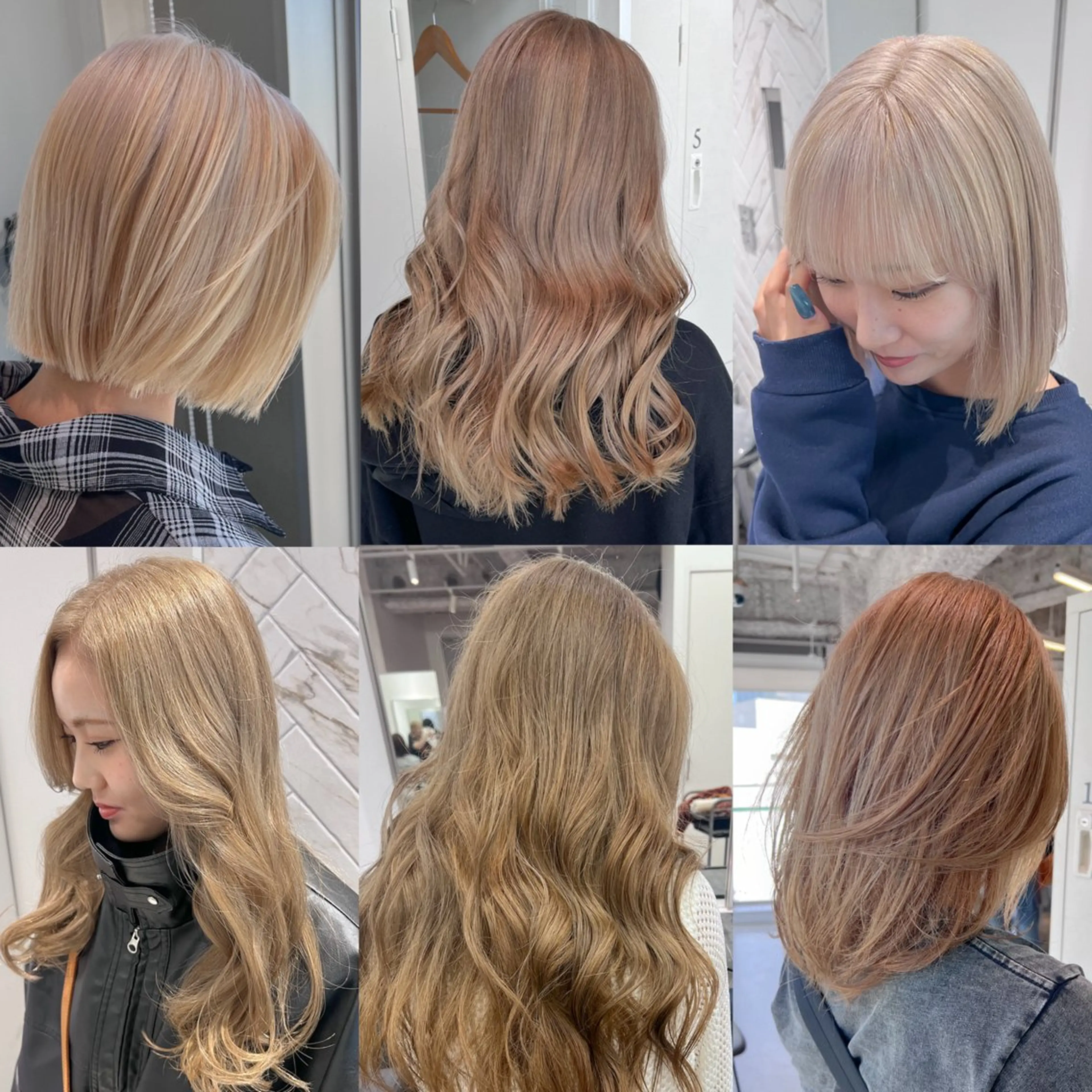 ロング カラー ヘアカラー トリートメント 艶ハイトーン‪‪🔆 ️️️安座間 希のヘアスタイル