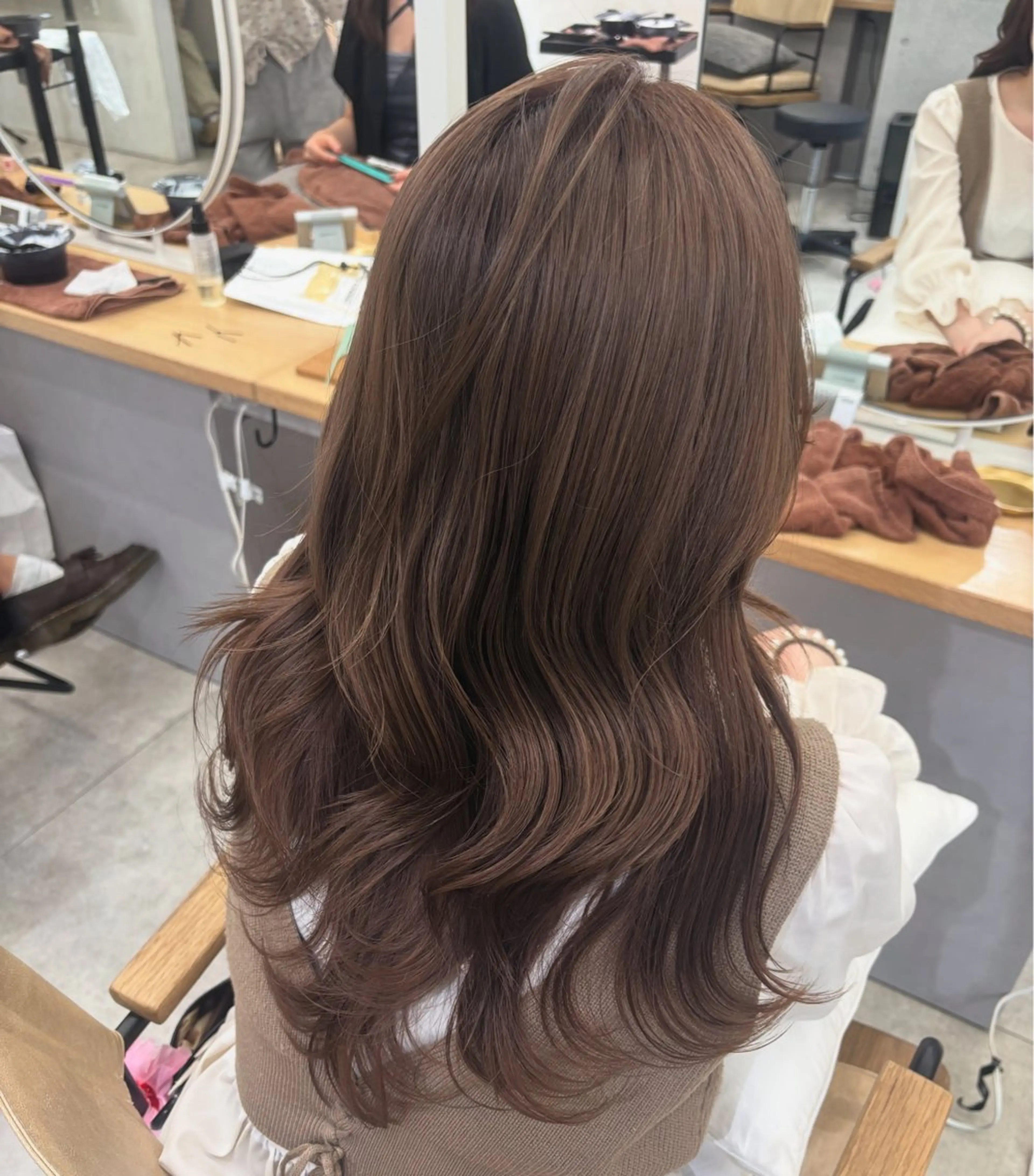 ロング カラー mikoto ☺︎/うる艶縮毛矯正のヘアスタイル