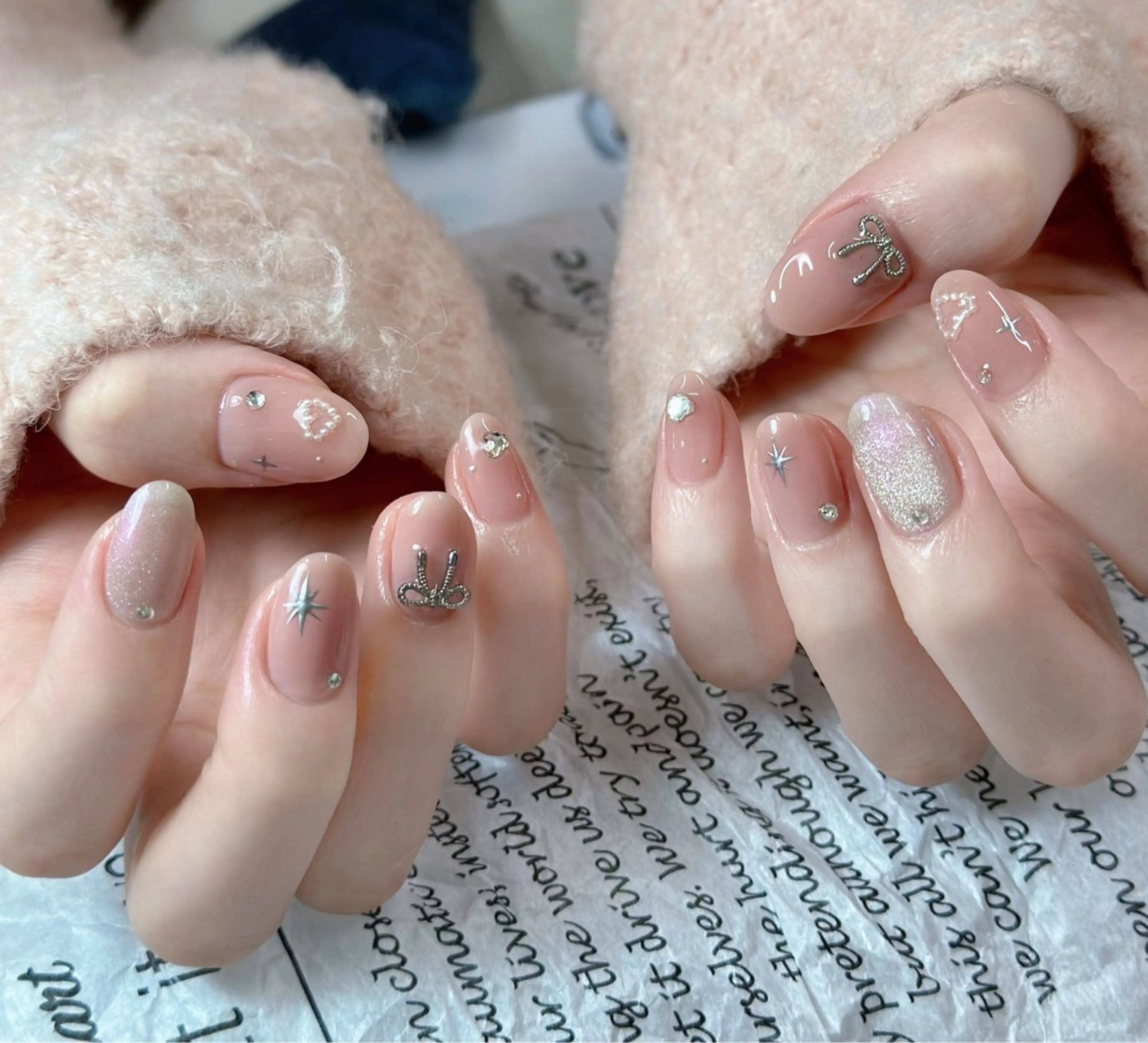 ネイル フットネイル ジェルネイル マグネットネイル 持ち込み ワンカラーネイル ハンドネイル NOA 大塚のネイルデザイン