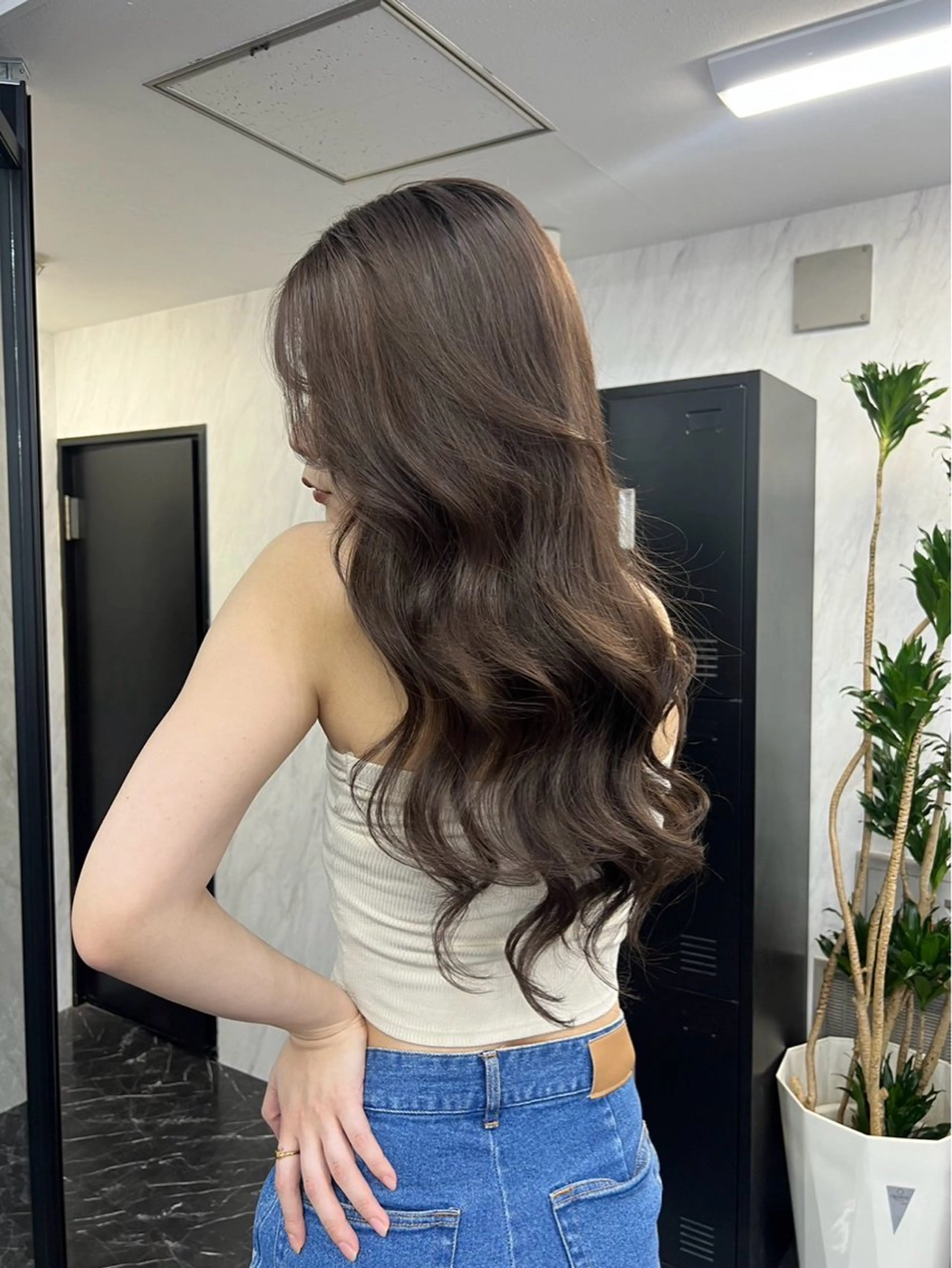 ロング ヘアアレンジ yuu ハイトーン/ブロンドのヘアスタイル