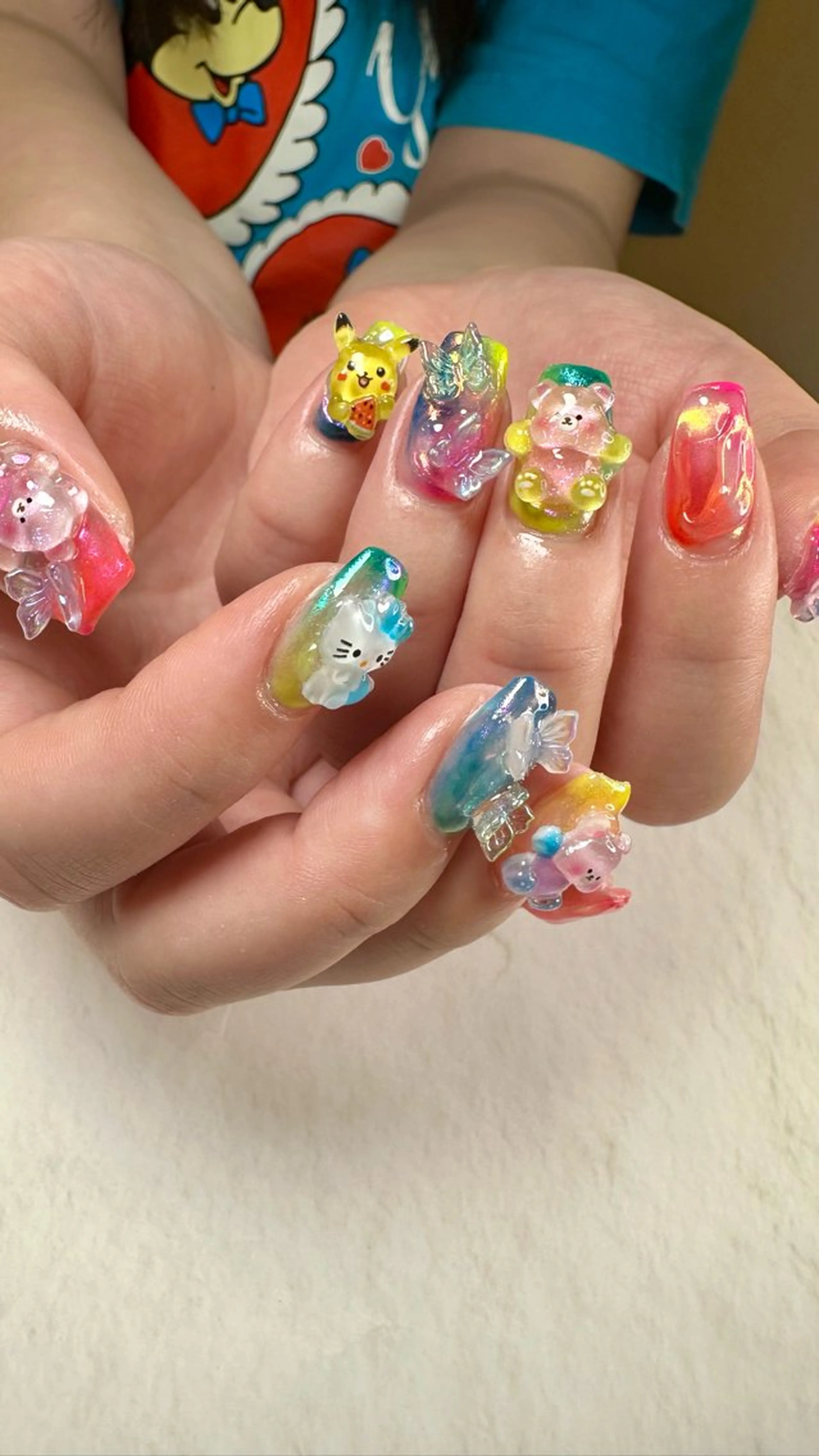 ネイル ニュアンスネイル ハンドネイル ハンドケア Atelier Ariのネイルデザイン