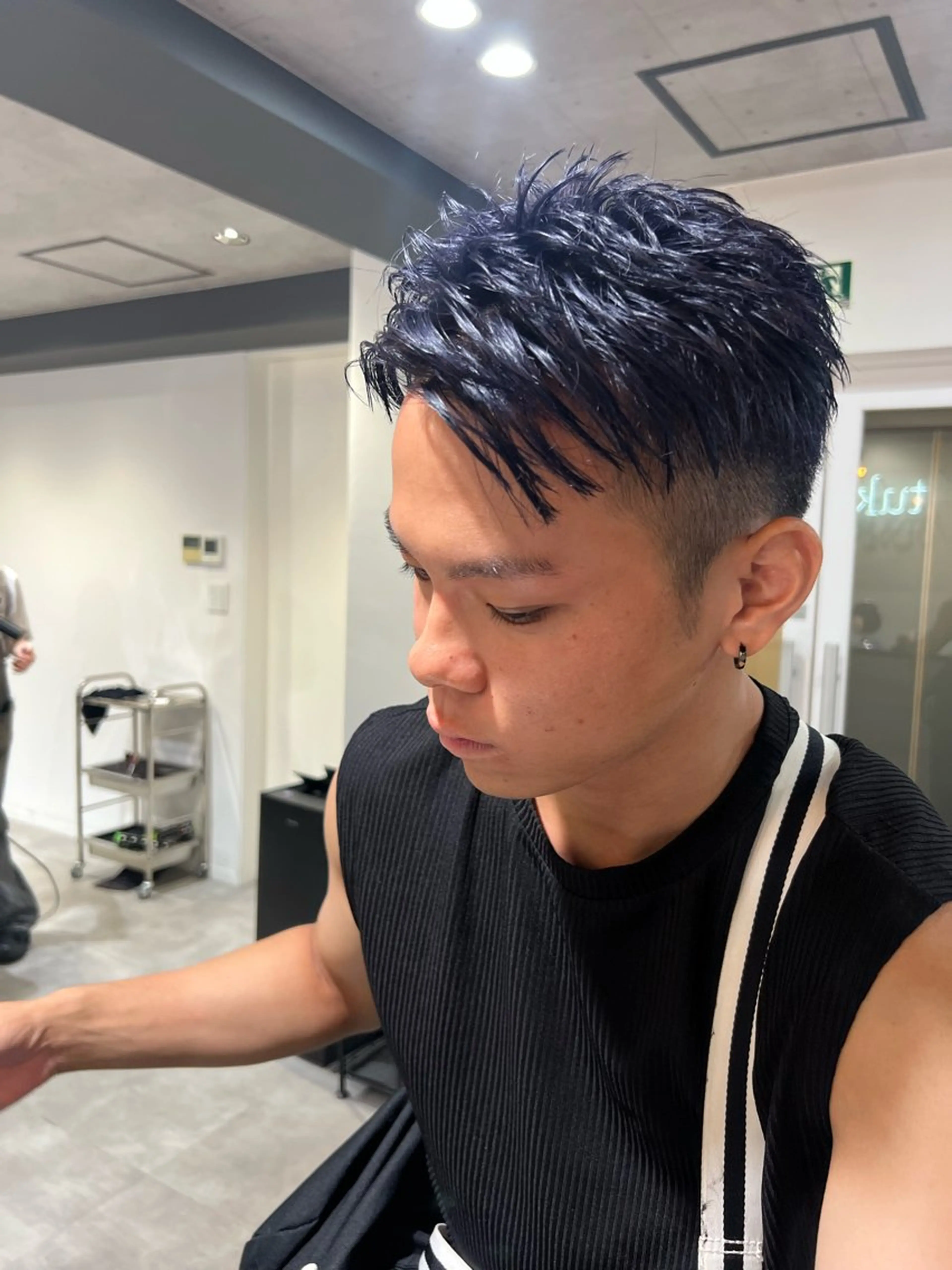 ショート カラー メンズ ☀️ボブスタイル特化 大山あさひ☀️のヘアスタイル