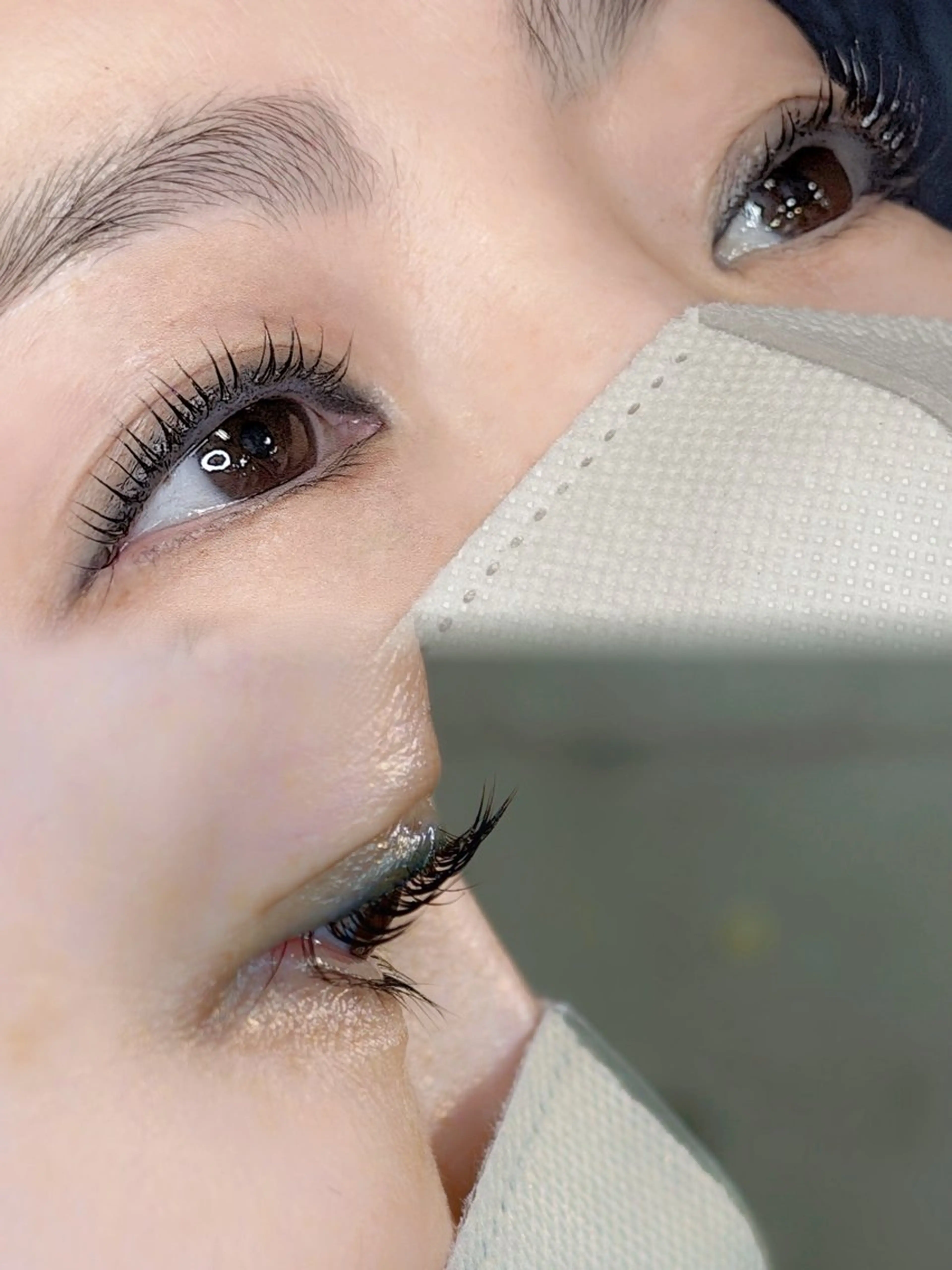 【モデル価格】次世代まつげパーマ&ブラックてティント付き☆の写真