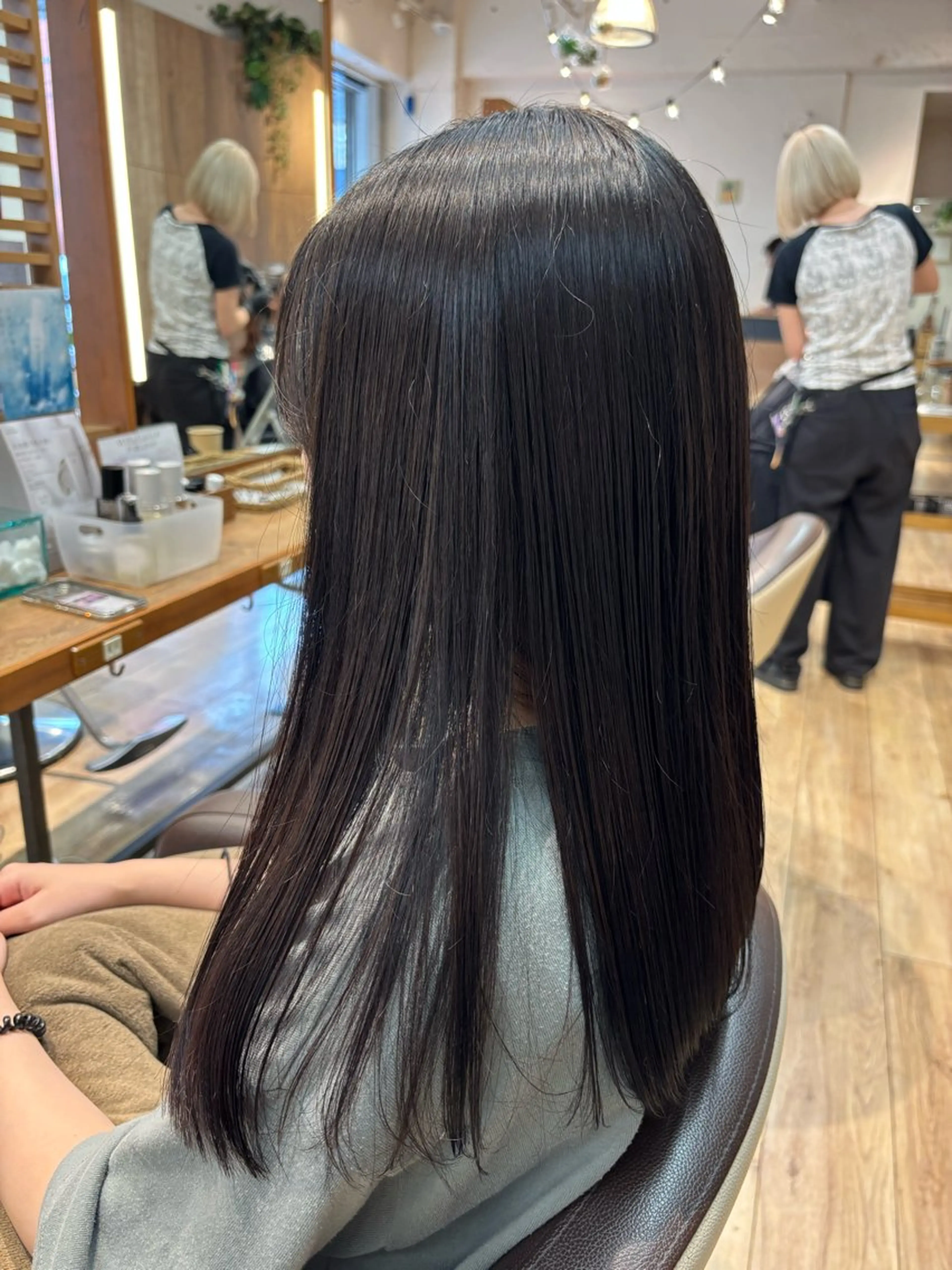 ロング トリートメント 酸熱トリートメント 縮毛矯正 ゆうこ🍀髪質改善/ ストレート/艶カラーのヘアスタイル