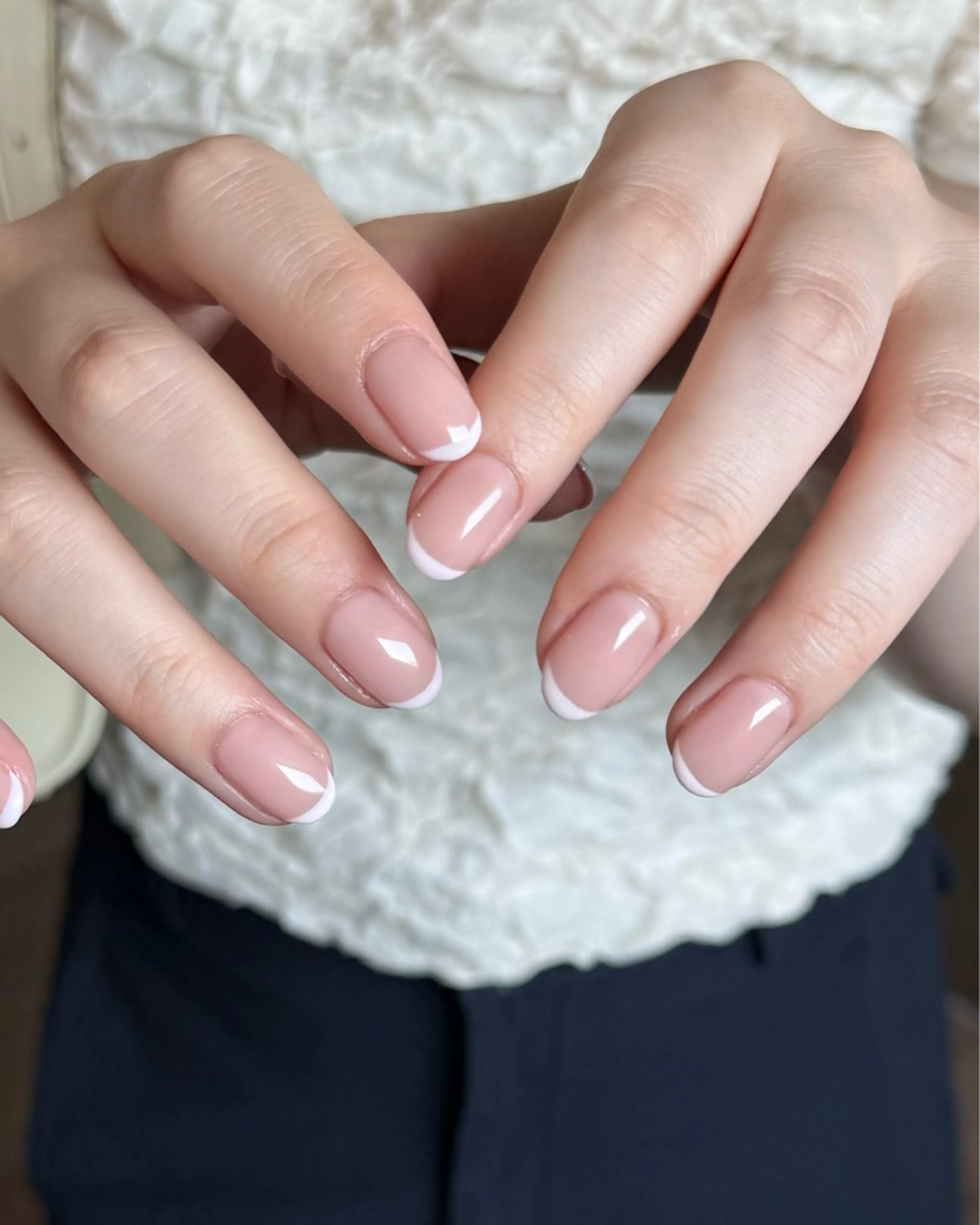 キッズ ネイル フレンチネイル オフィスネイル ハンドネイル AZ Nail aoiのネイルデザイン