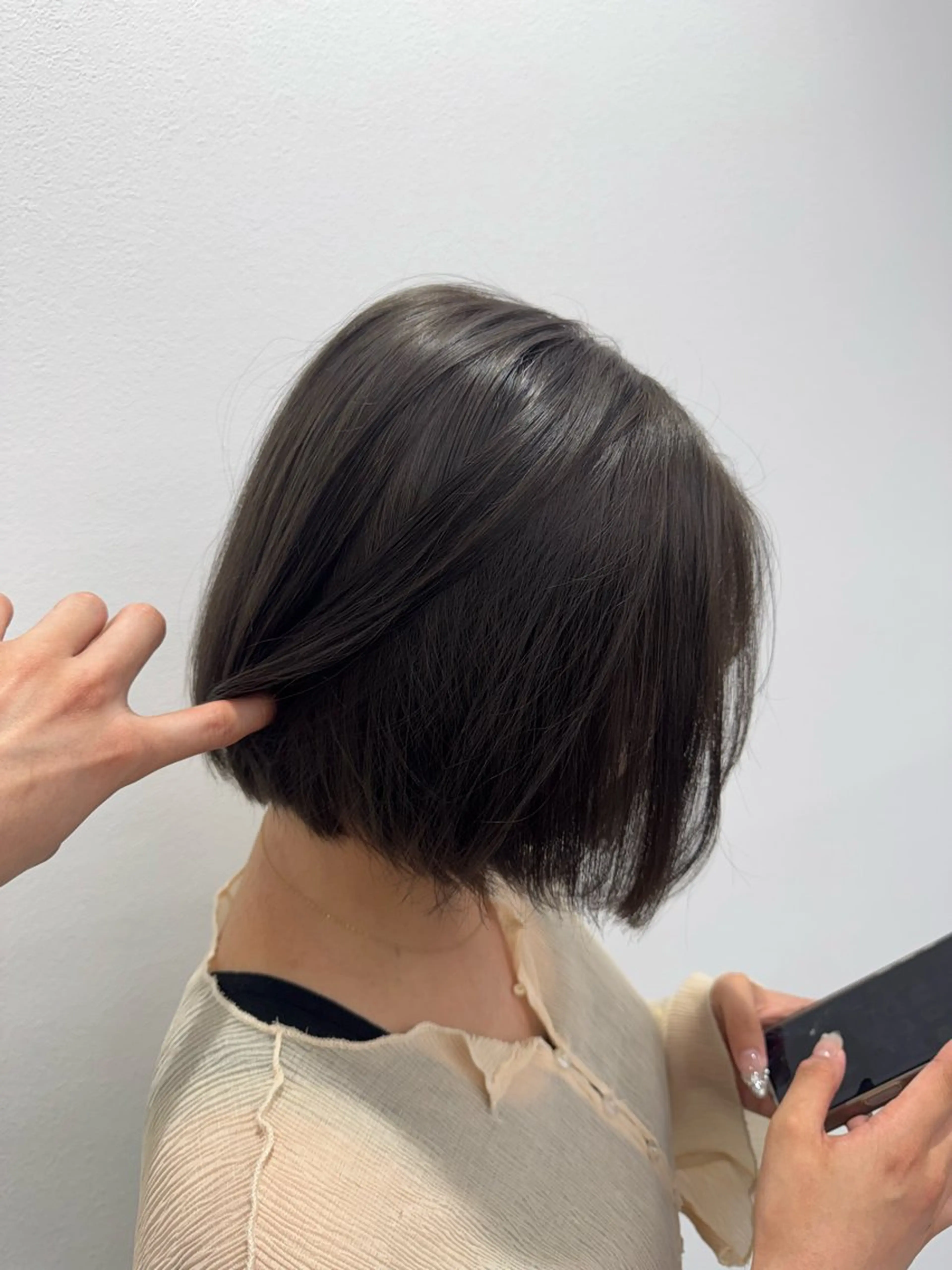 ☘️透明感ワンカラー☘️＋ダメージケアトリートメント‼️の写真