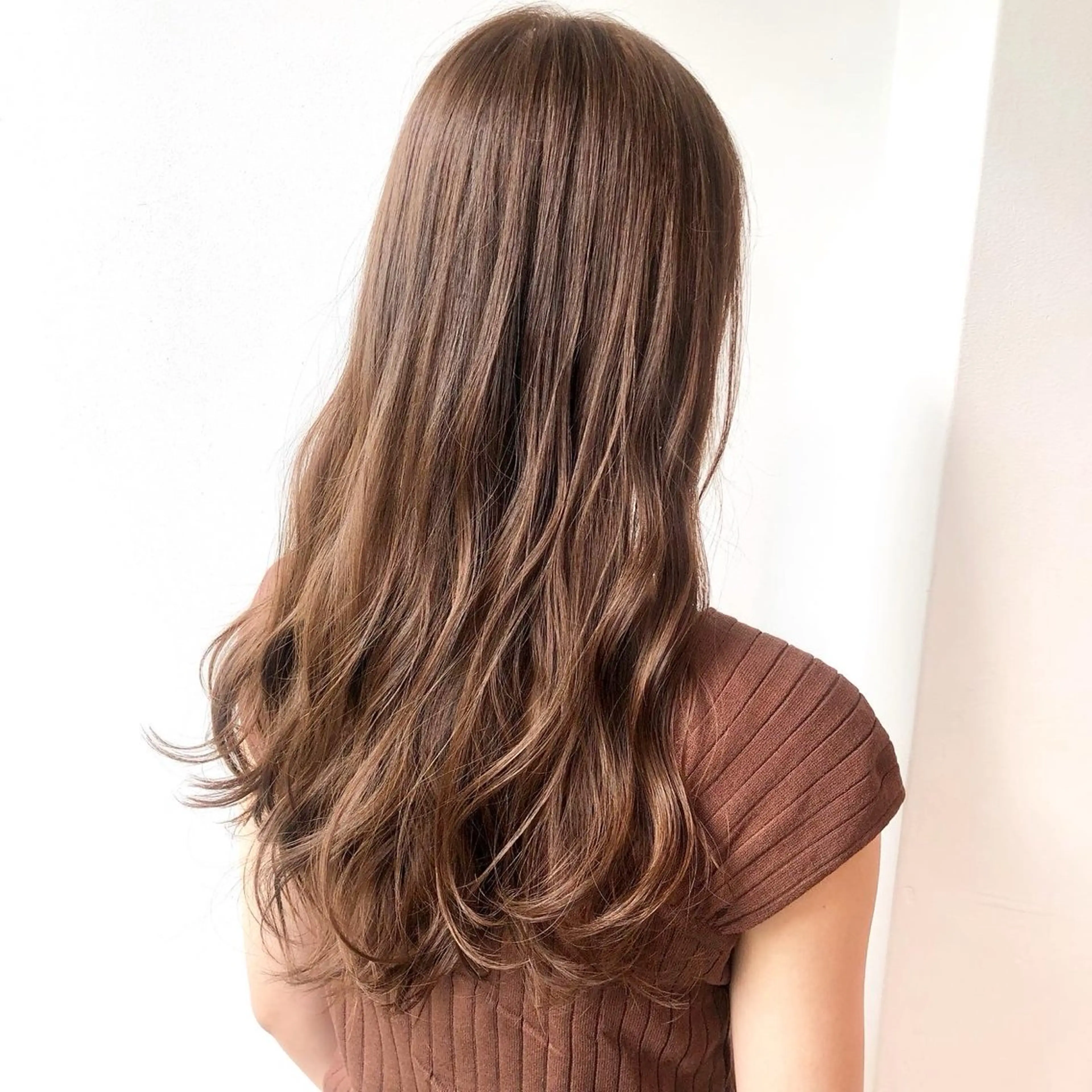 ロング カラー カット ヘアカラー トリートメント GO TODAY SHAIRE SALON原宿vita店舗所属・💖ブリーチなし透明 感💖ASAHIのヘアスタイル