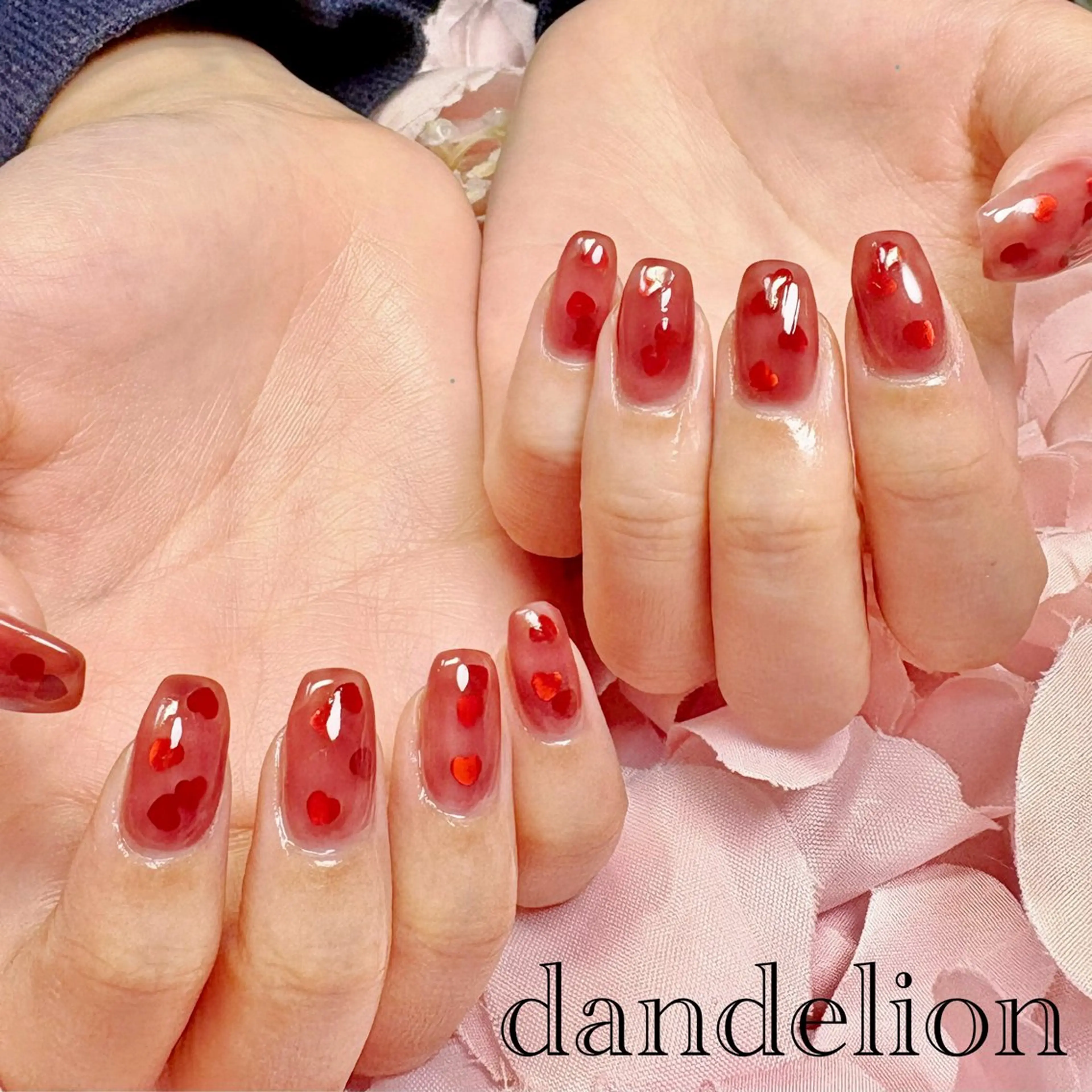 ネイル ハンドネイル ハンドケア dandelion ダンデライオンのネイルデザイン