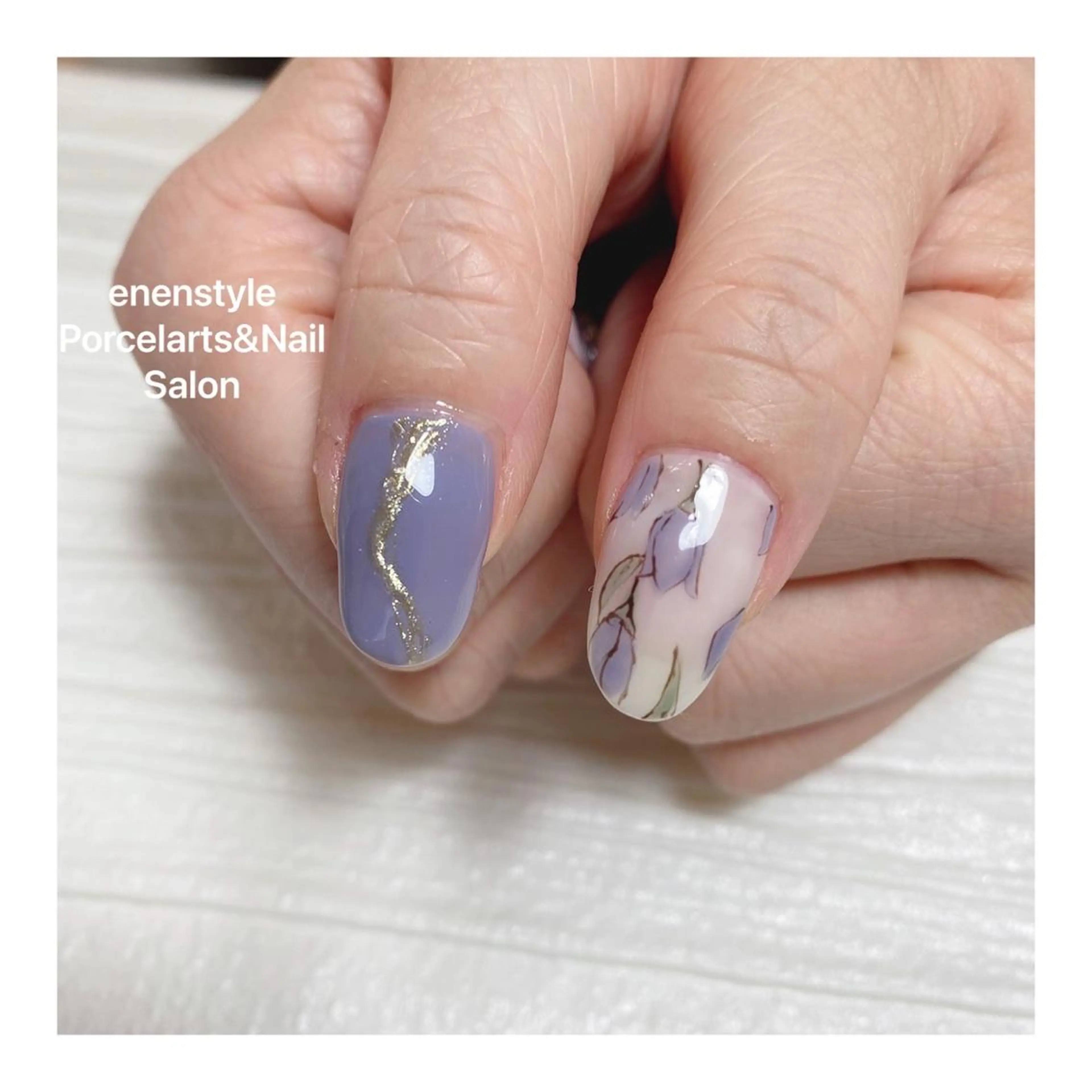 ミディアム ネイル ハンドネイル 👑enen style👑のネイルデザイン