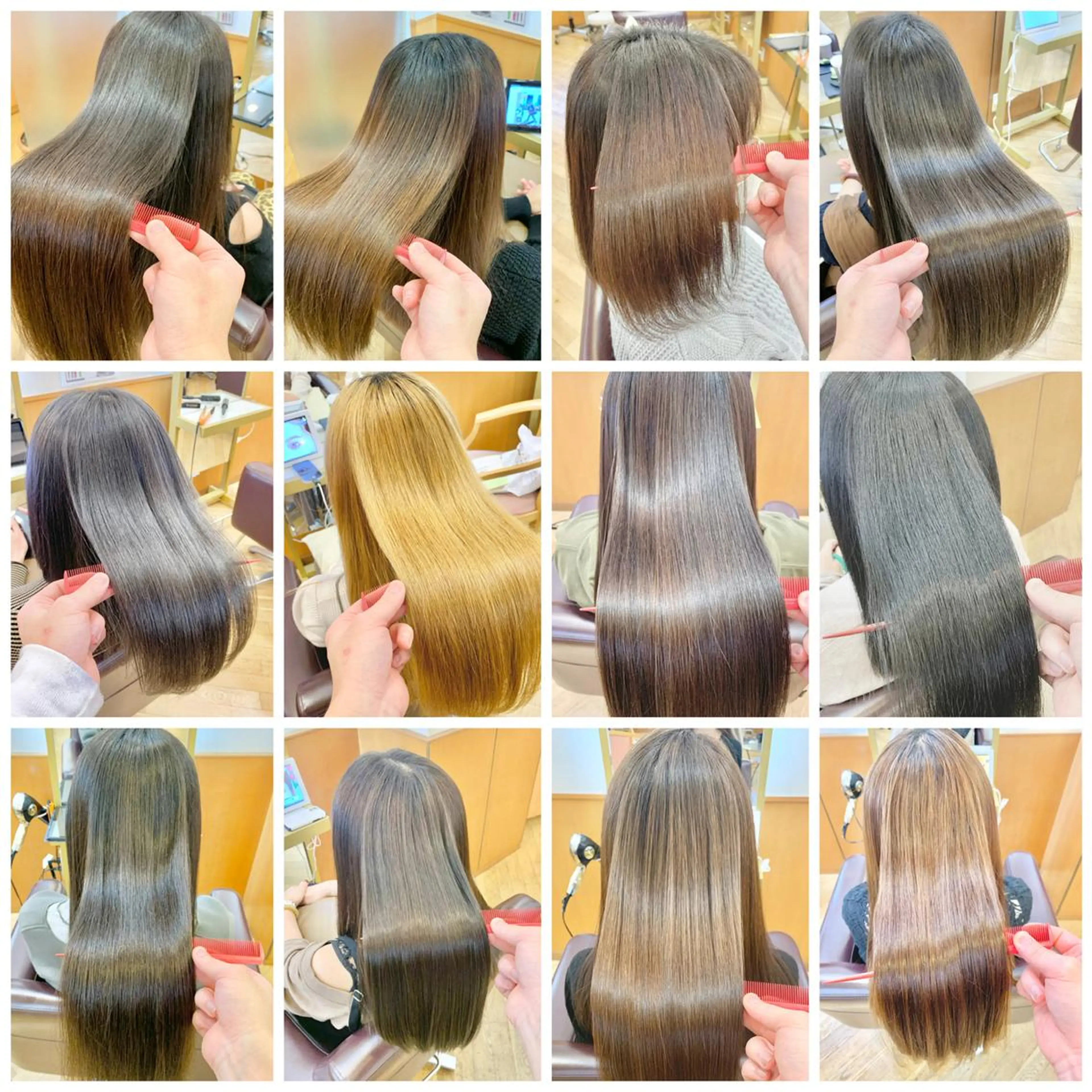 ロング カット 縮毛矯正 トリートメント 中根　いち 美髪を作るプロのヘアスタイル