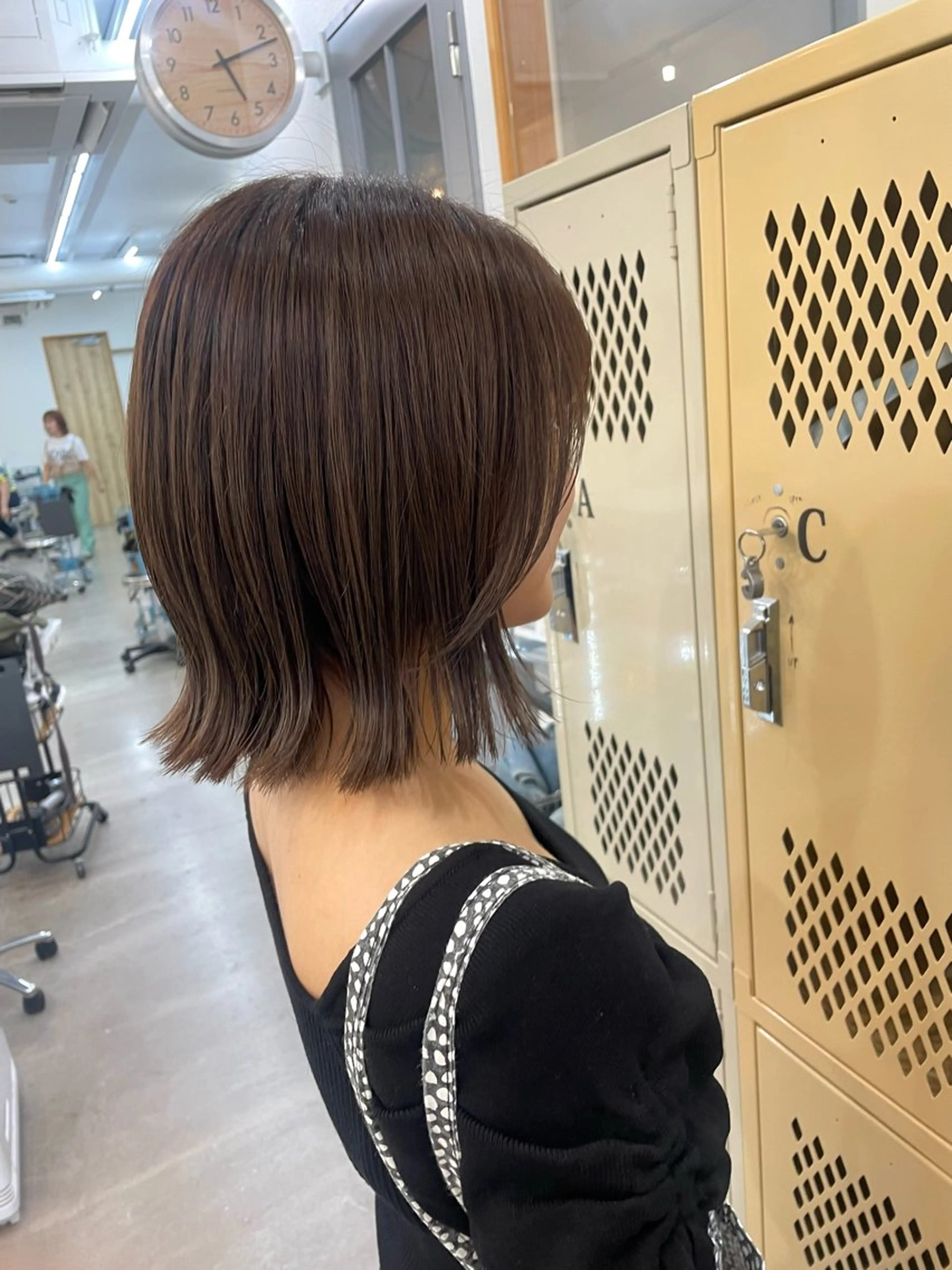 ミディアム アッシュ カット ヘアカラー トリートメント SUNC/🤎 オオクマ　カナエ🤎のヘアスタイル