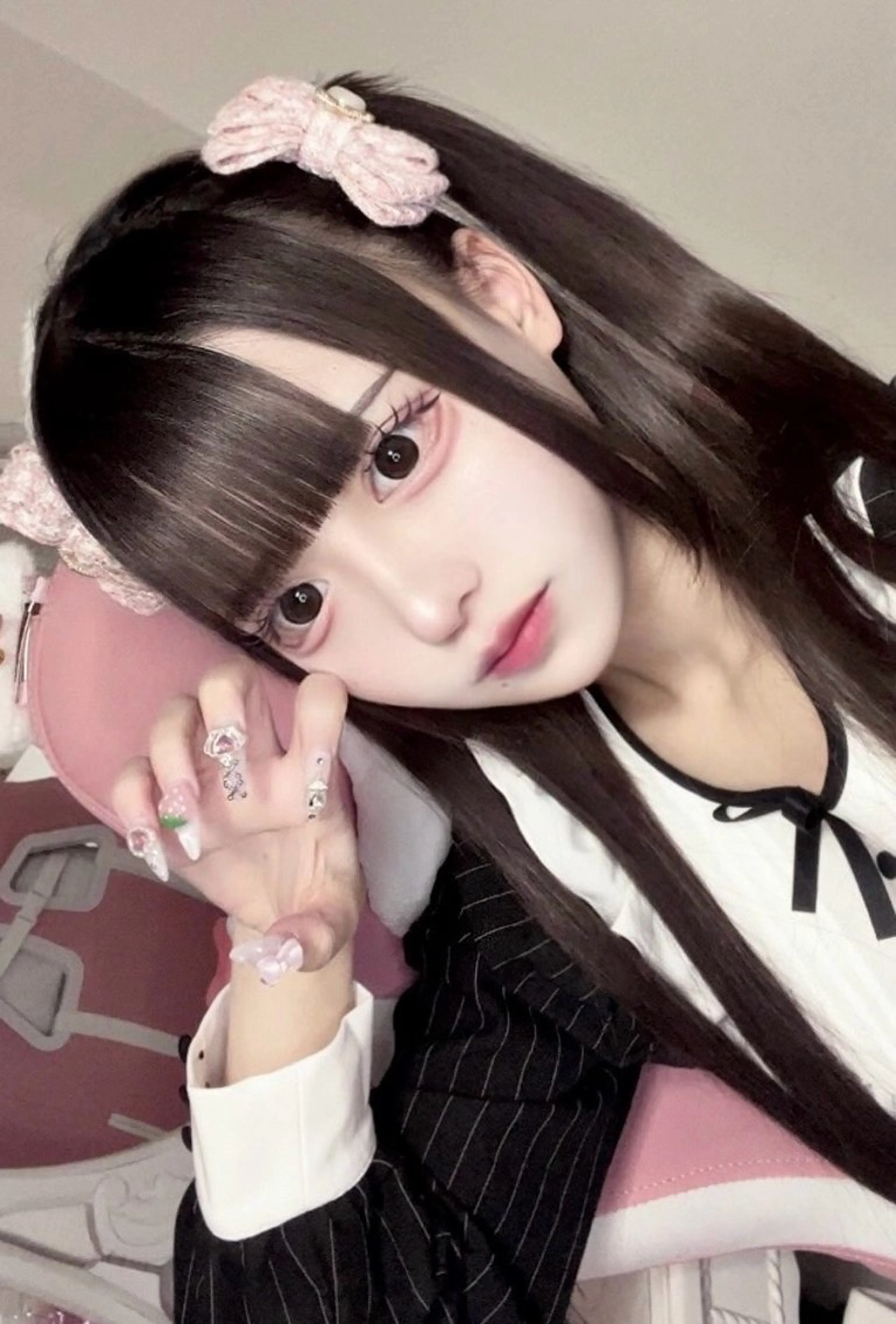 ロング カット エクステ ハイトーンエクステ 🎩カズキ🎩のヘアスタイル