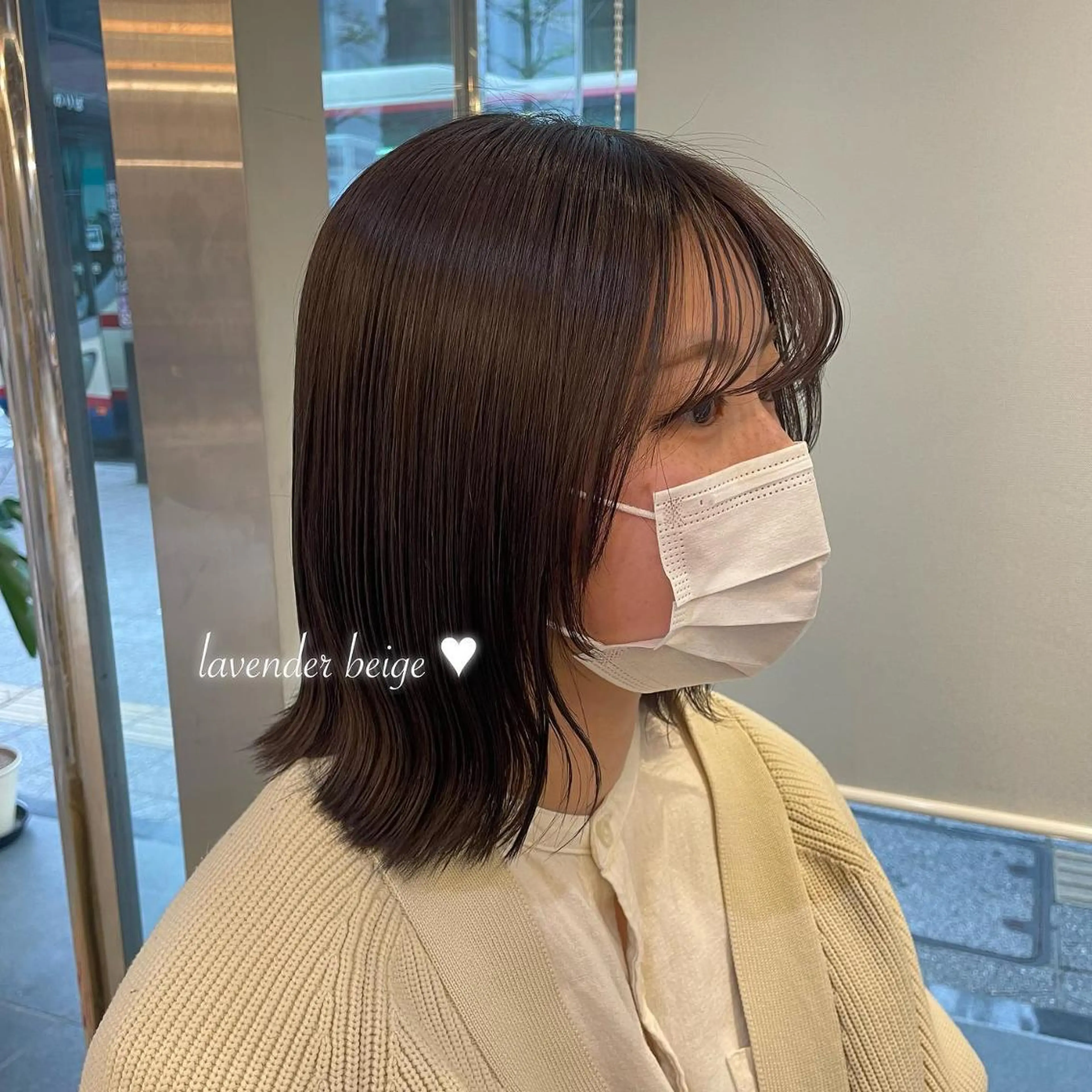 カラー ヘアアレンジ ベージュカラー ブリーチ 透明感カラー ブリーチなしカラー 𝙢𝙞𝙮𝙪🎀 girly hairのヘアスタイル