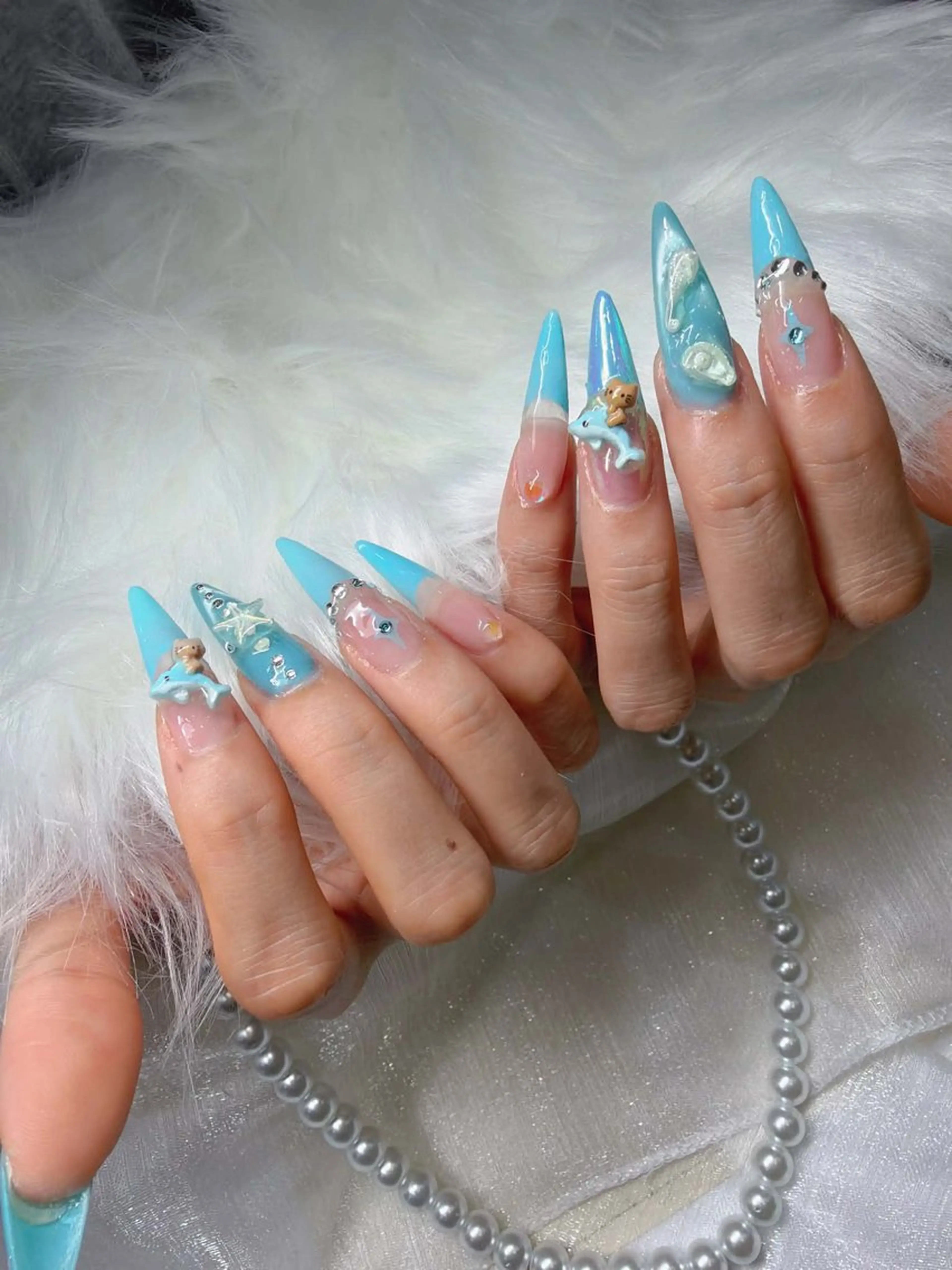 ネイル 韓国ネイル マグネットネイル ワンカラーネイル シンプルネイル ハンドネイル Hikari NAILのネイルデザイン