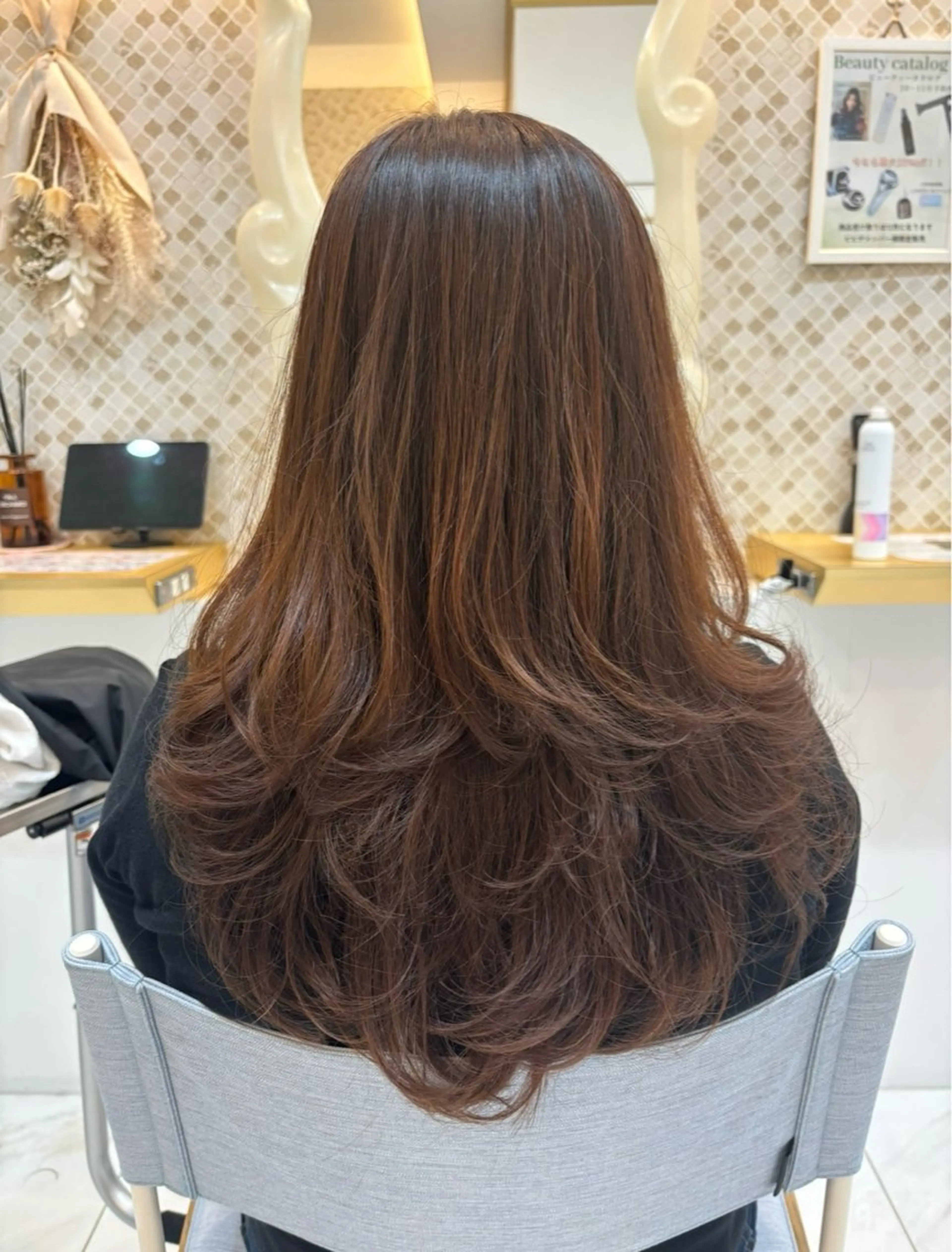 ロング 後輩のモデル募集中 河端　麻佑のヘアスタイル