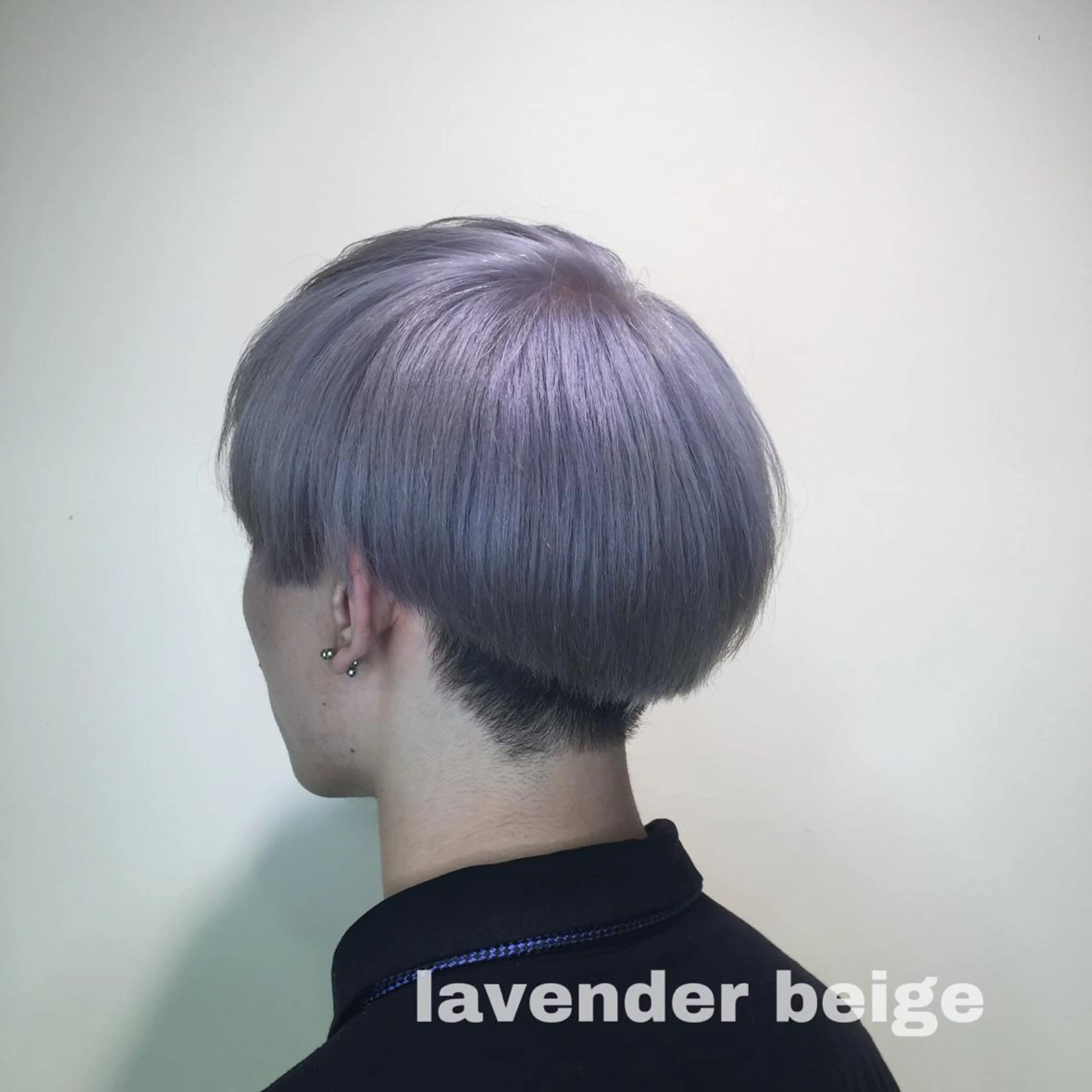 カラー ヘアアレンジ メンズ ベージュカラー ラベンダーカラー TSUNA 🌙 Lim 五反田のマツエク・マツパデザイン