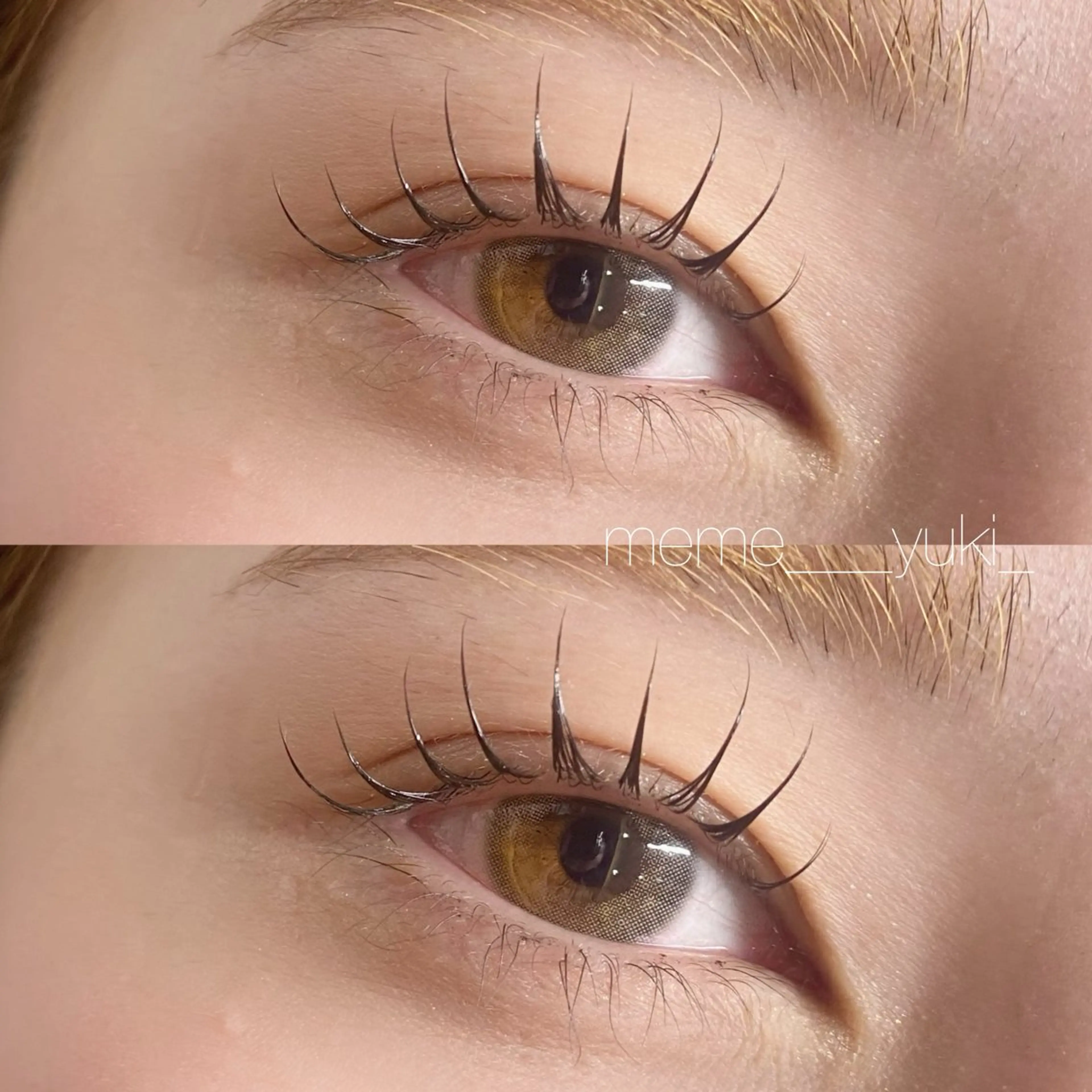 マツエク・マツパ マツパ meme神戸三宮 yuki.のマツエク・マツパデザイン