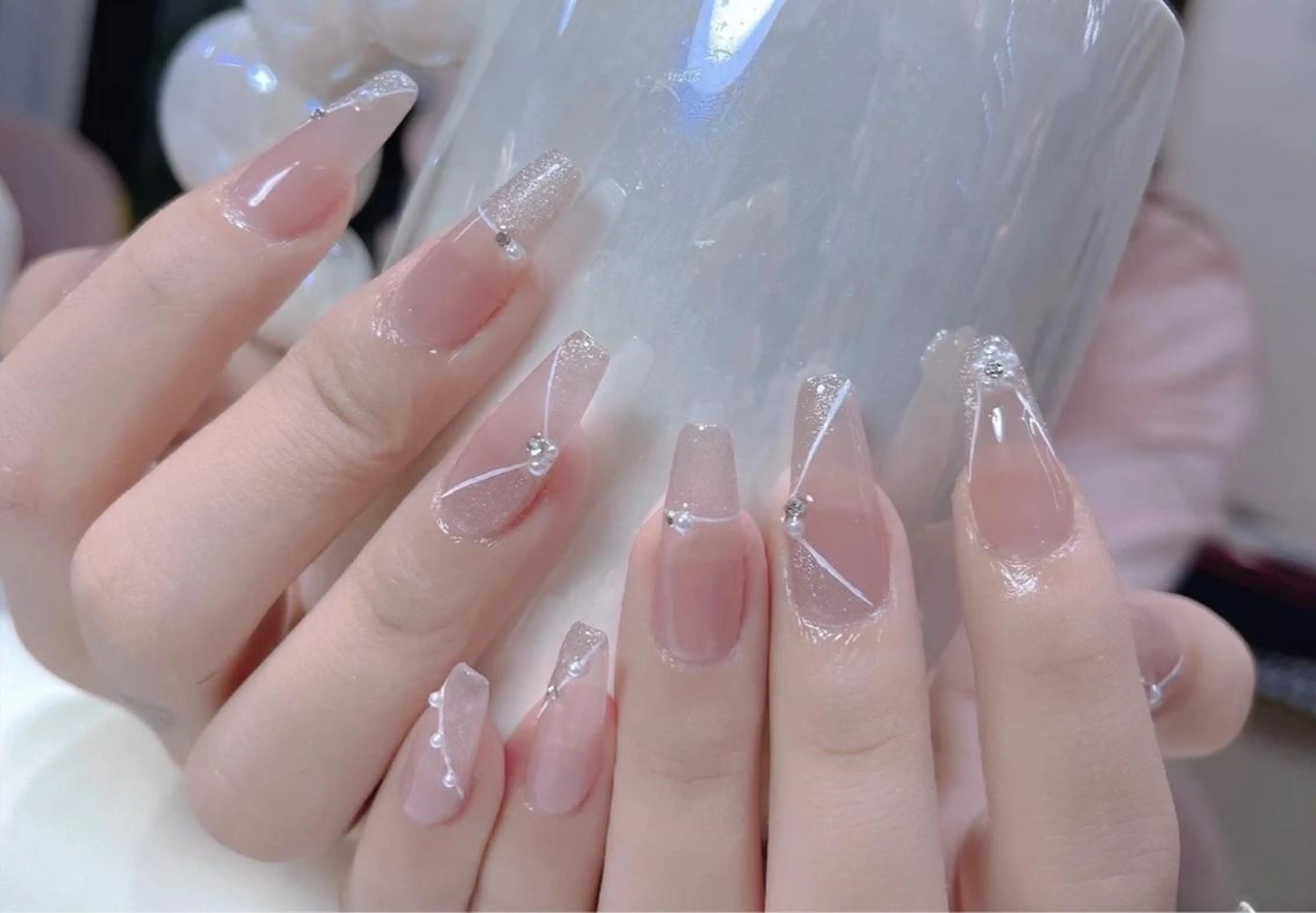 ネイル ラメ(グリッター) ハンドネイル BETTER ME ネイルサロン池田公園のネイルデザイン