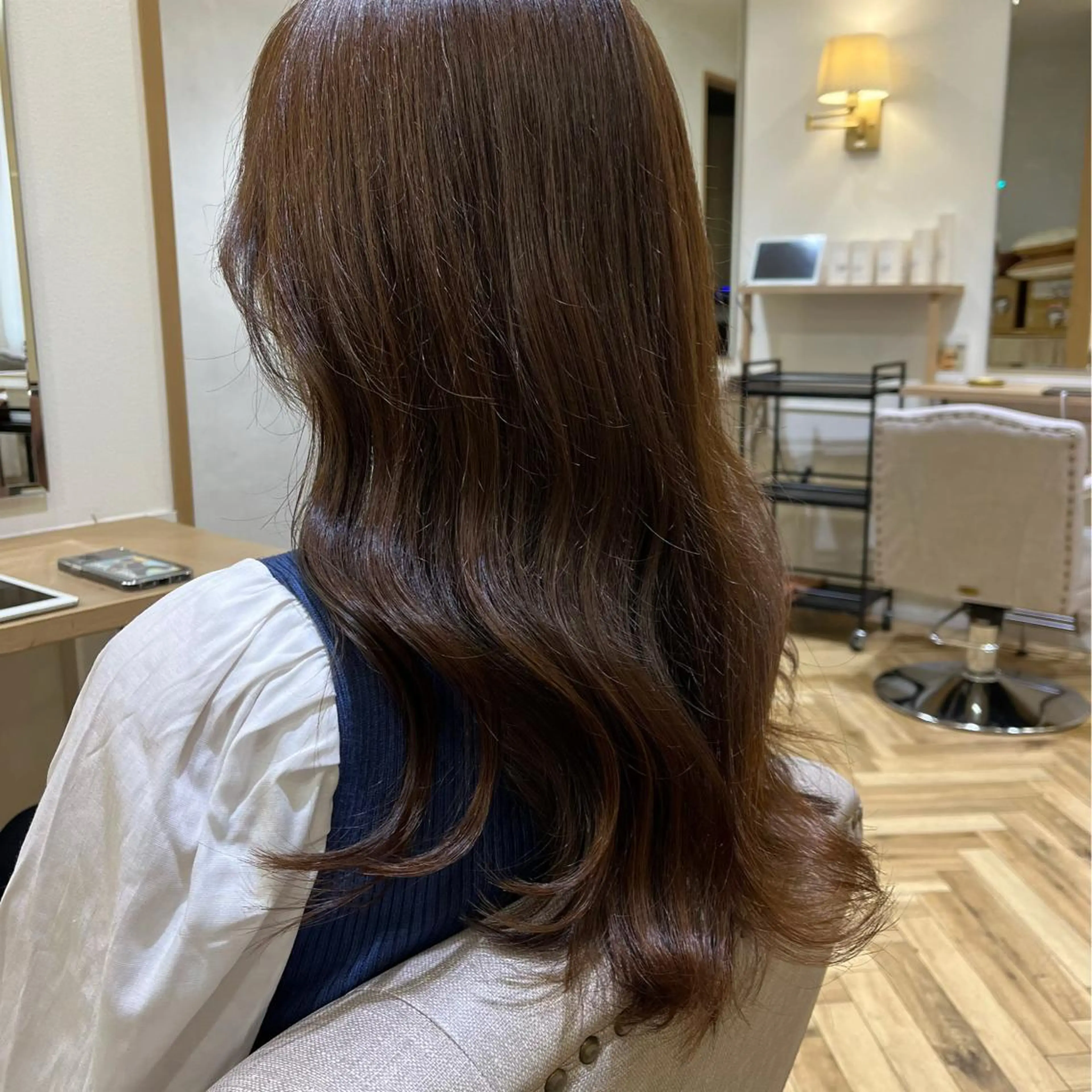 セミロング カット ヘアカラー トリートメント 韓国ﾍｱ&ｼｮｰﾄ ボブ💜桑原のヘアスタイル