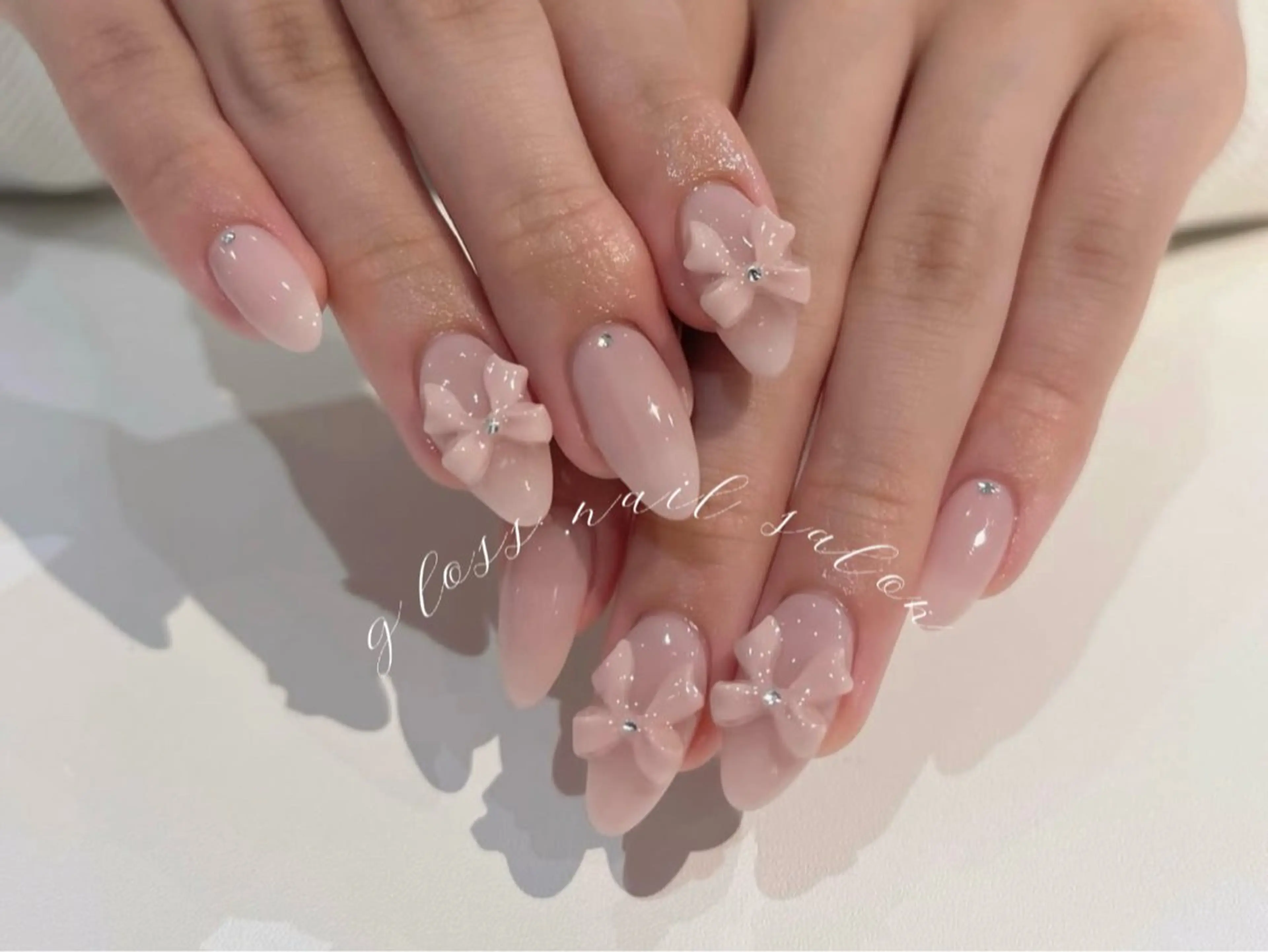 ネイル ハンドネイル Rico💕 gloss nailのネイルデザイン