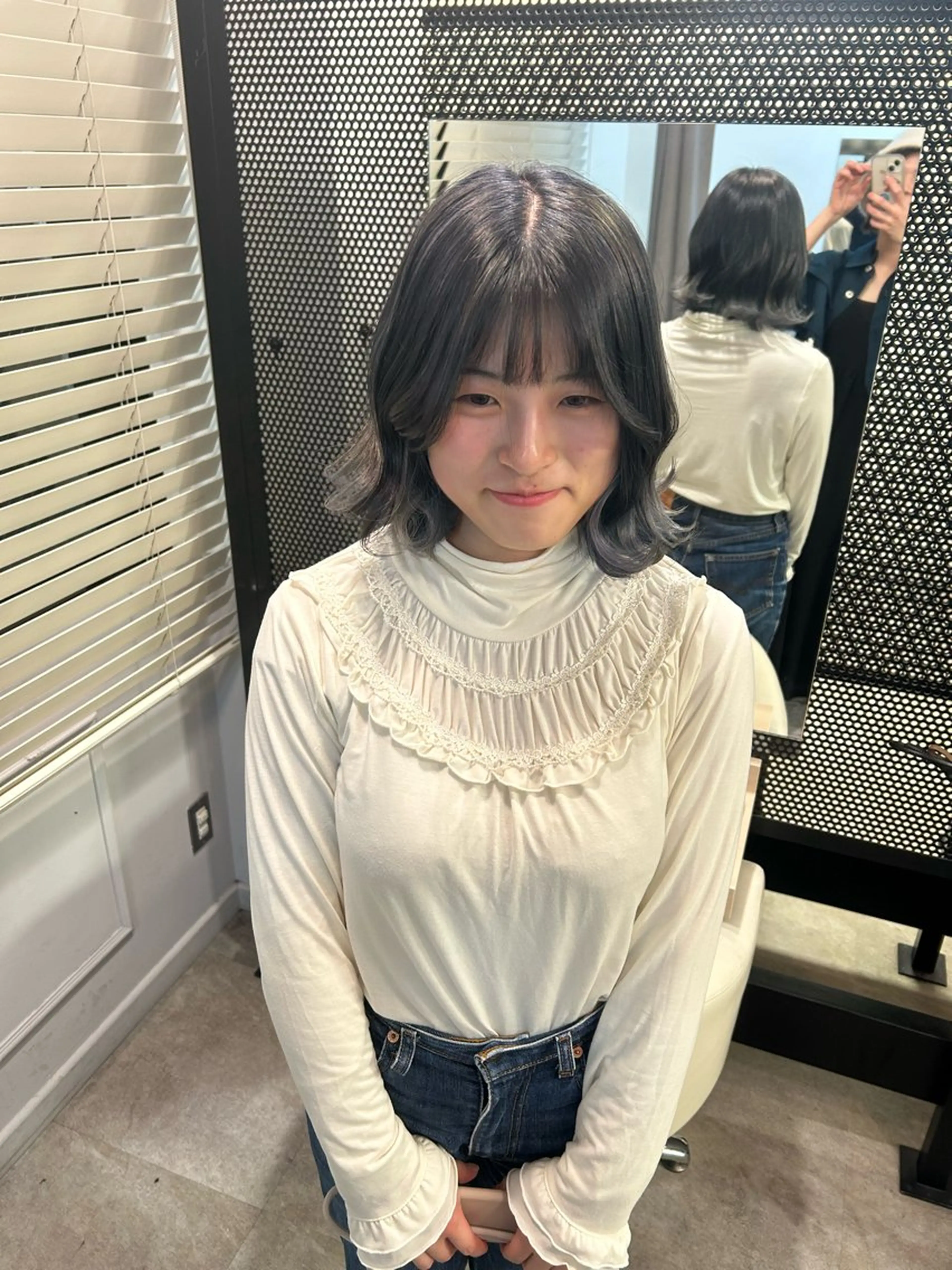 ショート カラー ヘアカラー トリートメント 縮毛•ハイトーン ・着付け Runaのヘアスタイル