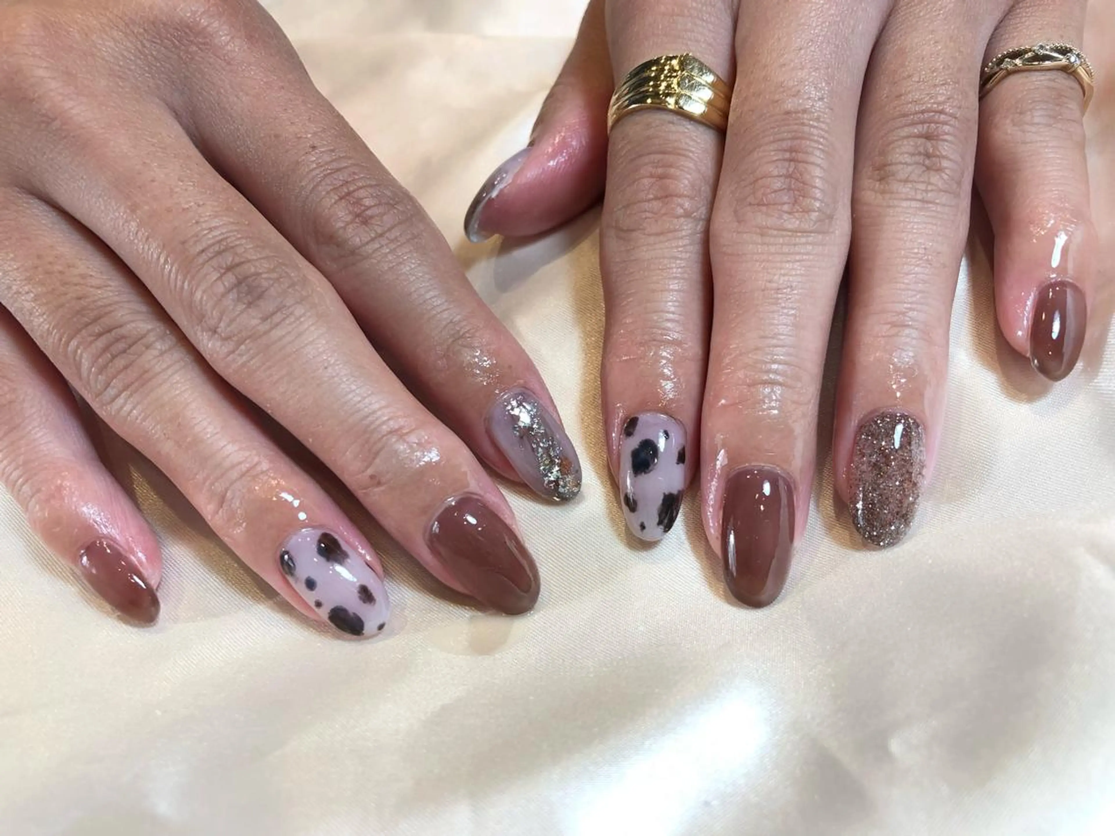 ネイル ハンドネイル パラあり！フィルイン 美フォルムのネイルデザイン