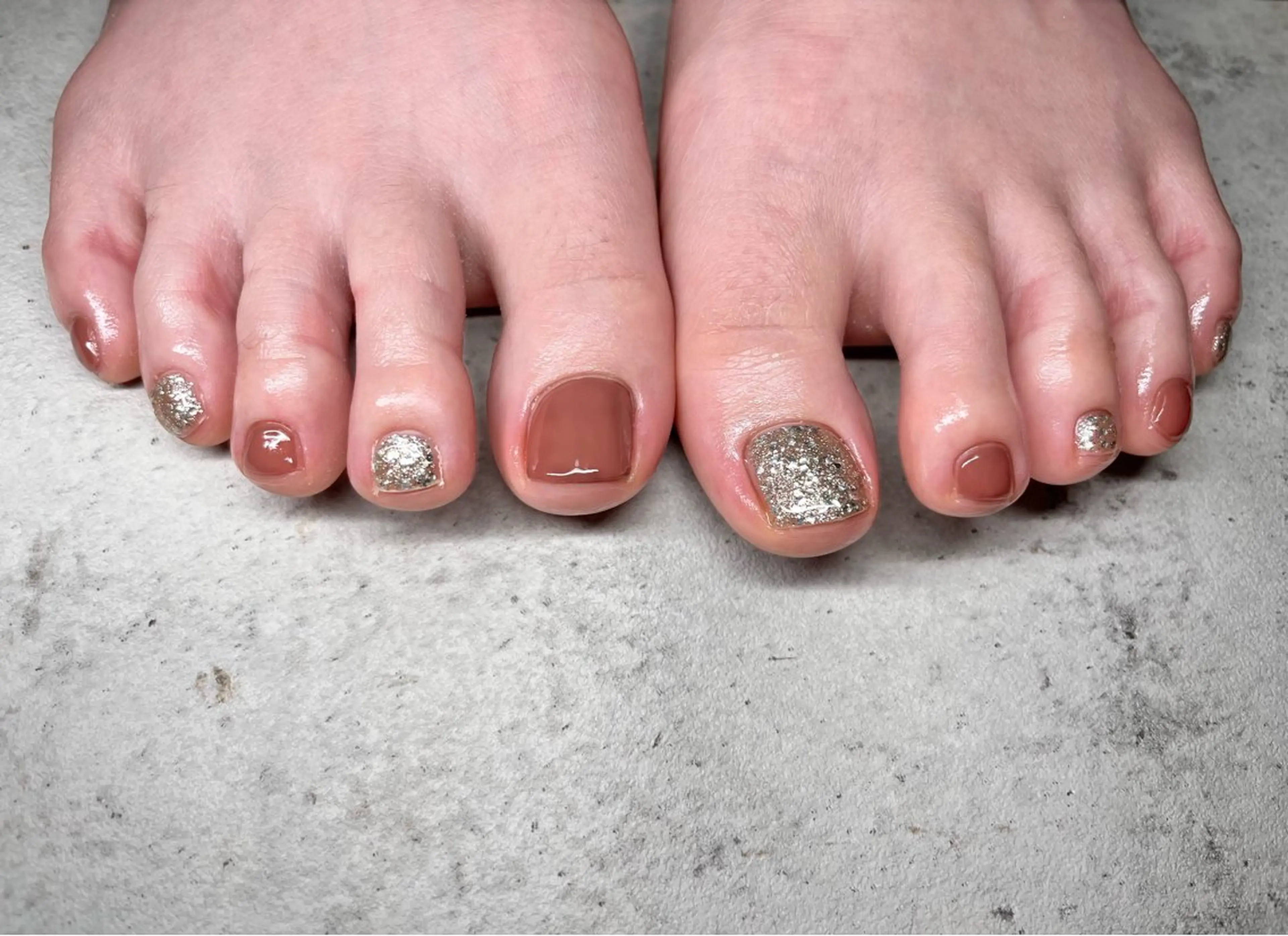 《オフなし》ワンカラーネイルの写真