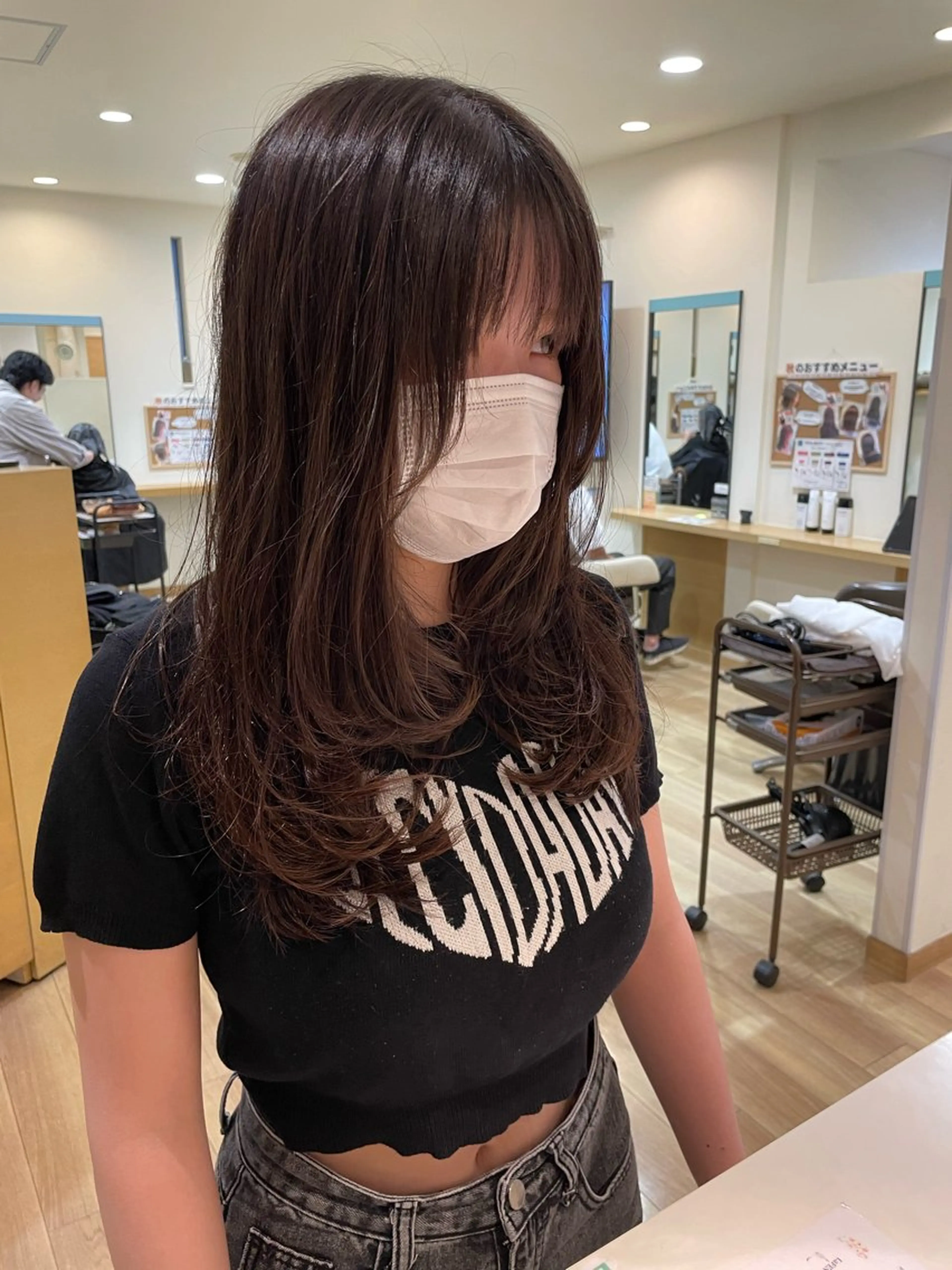 🌈平日限定🌈　似合わせカット＋カラー＋トリートメント　コテ巻き仕上げ✨の写真