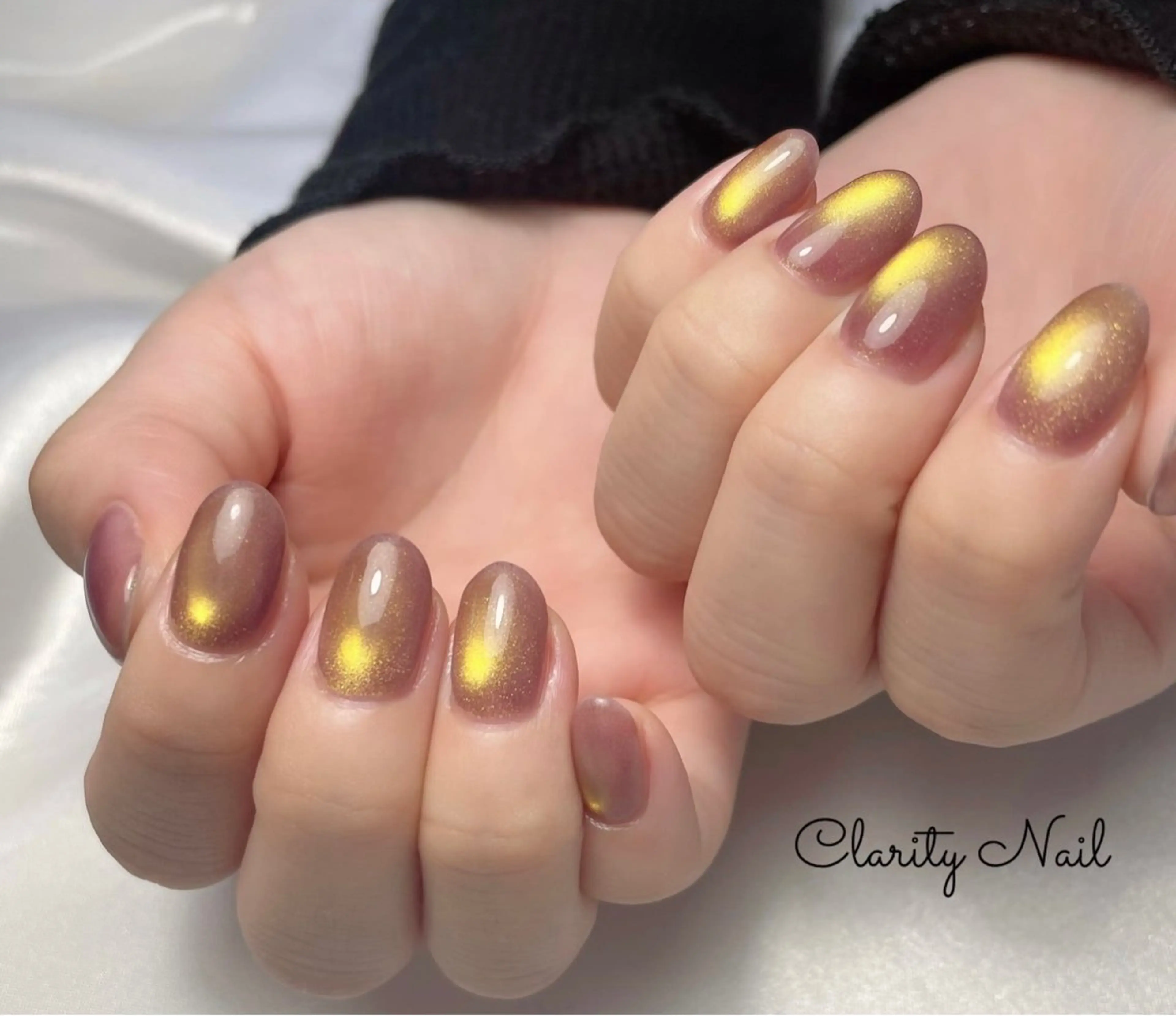 ネイル マグネットネイル ワンカラーネイル ハンドネイル Clarity Nailのネイルデザイン