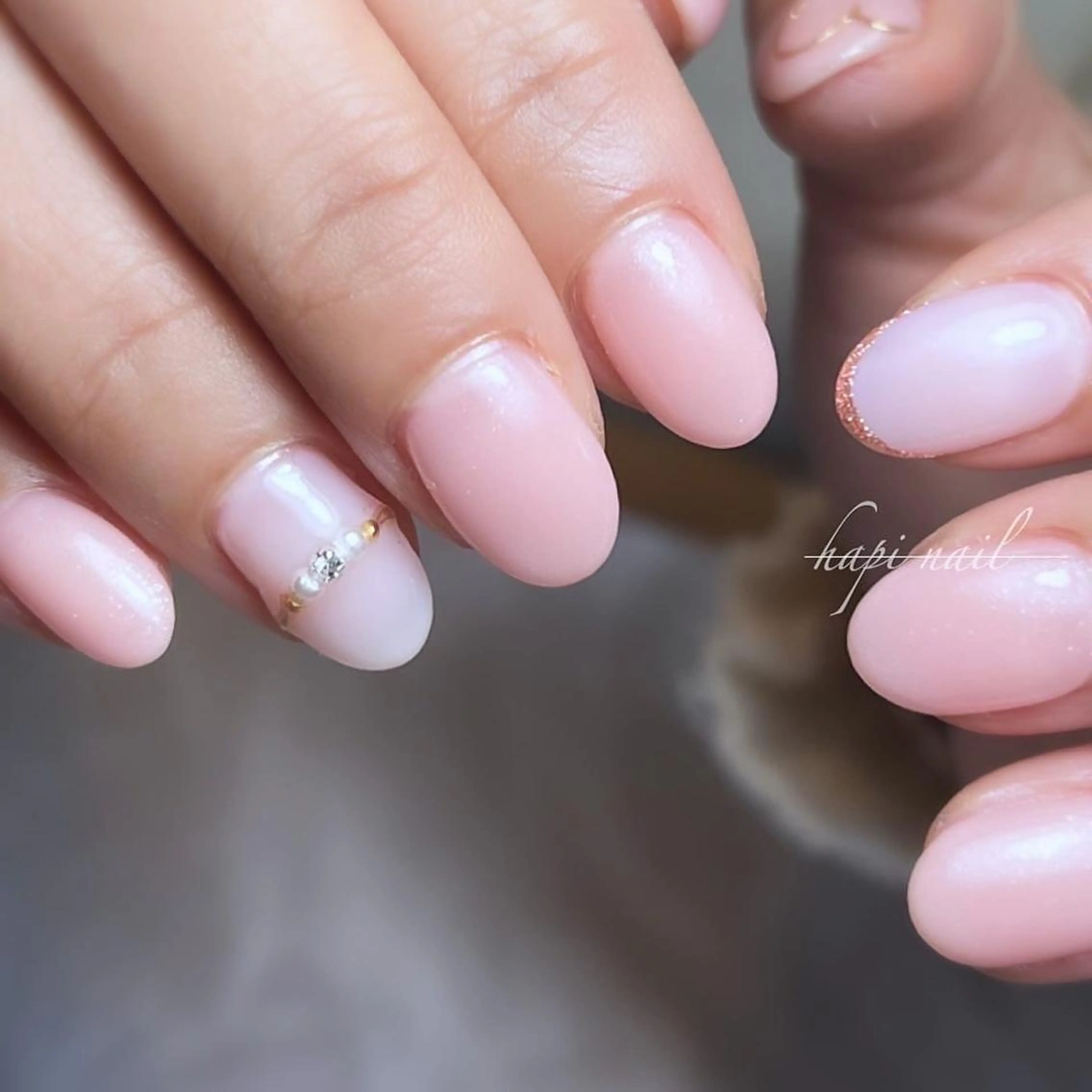 ネイル 【爪の育成専門】深爪・むしり癖・丸い爪・ガサガサなど　　Rio nail所属・Rio nail まなみのネイルデザイン