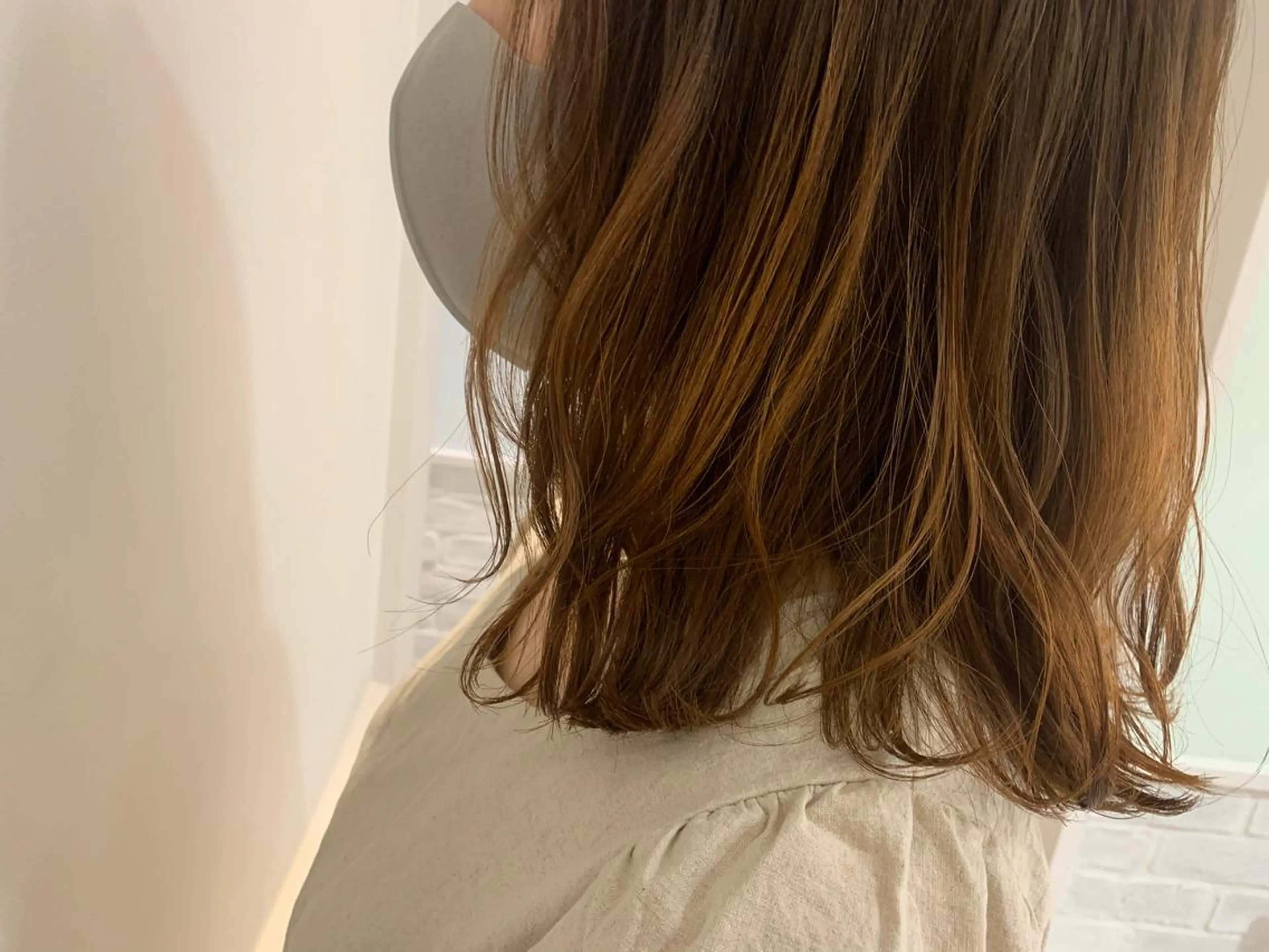 ミディアム カラー 高橋友里亜 /フリーランスのヘアスタイル