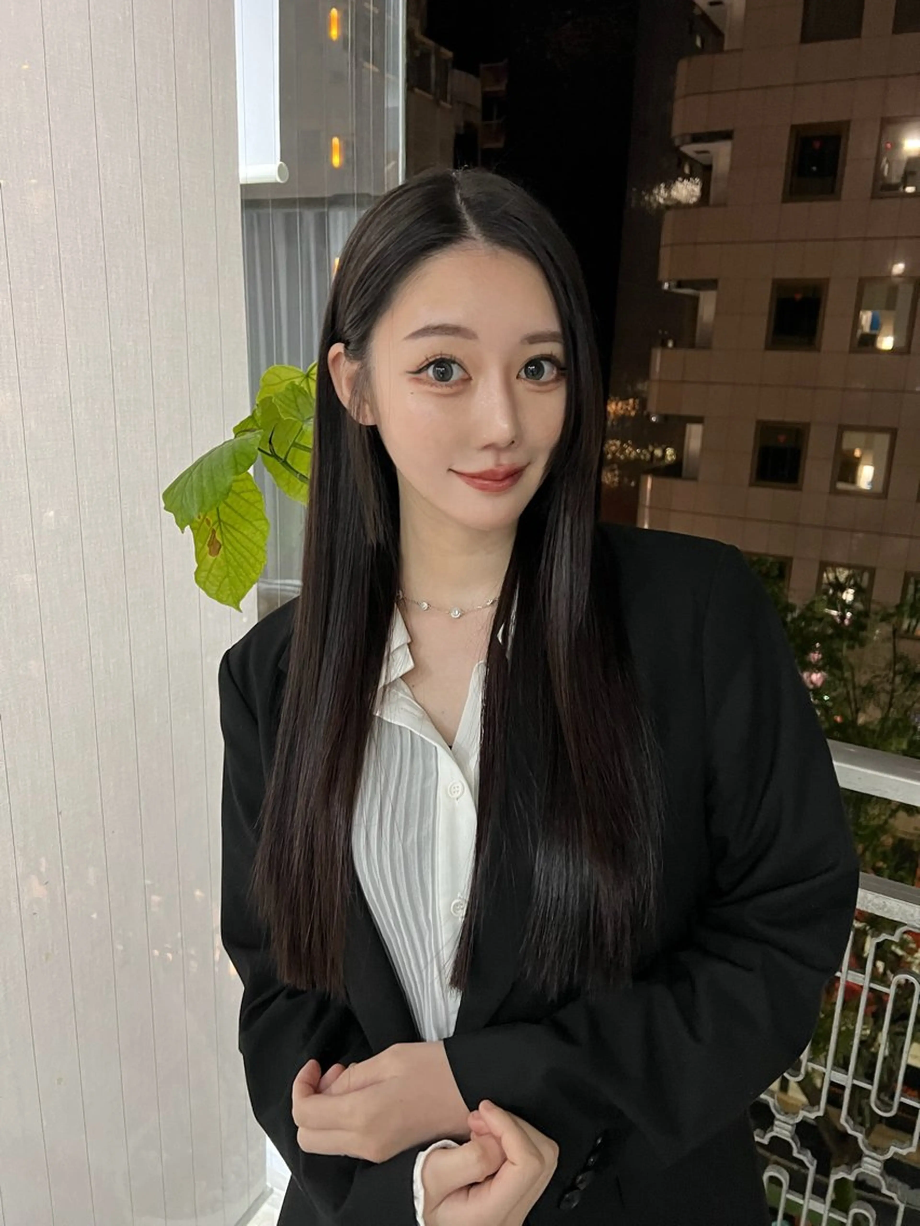 ロング カラー カット ヘアカラー トリートメント etora 渋谷所属・ワンホン×韓国/ 髪質改善/itaruのヘアスタイル