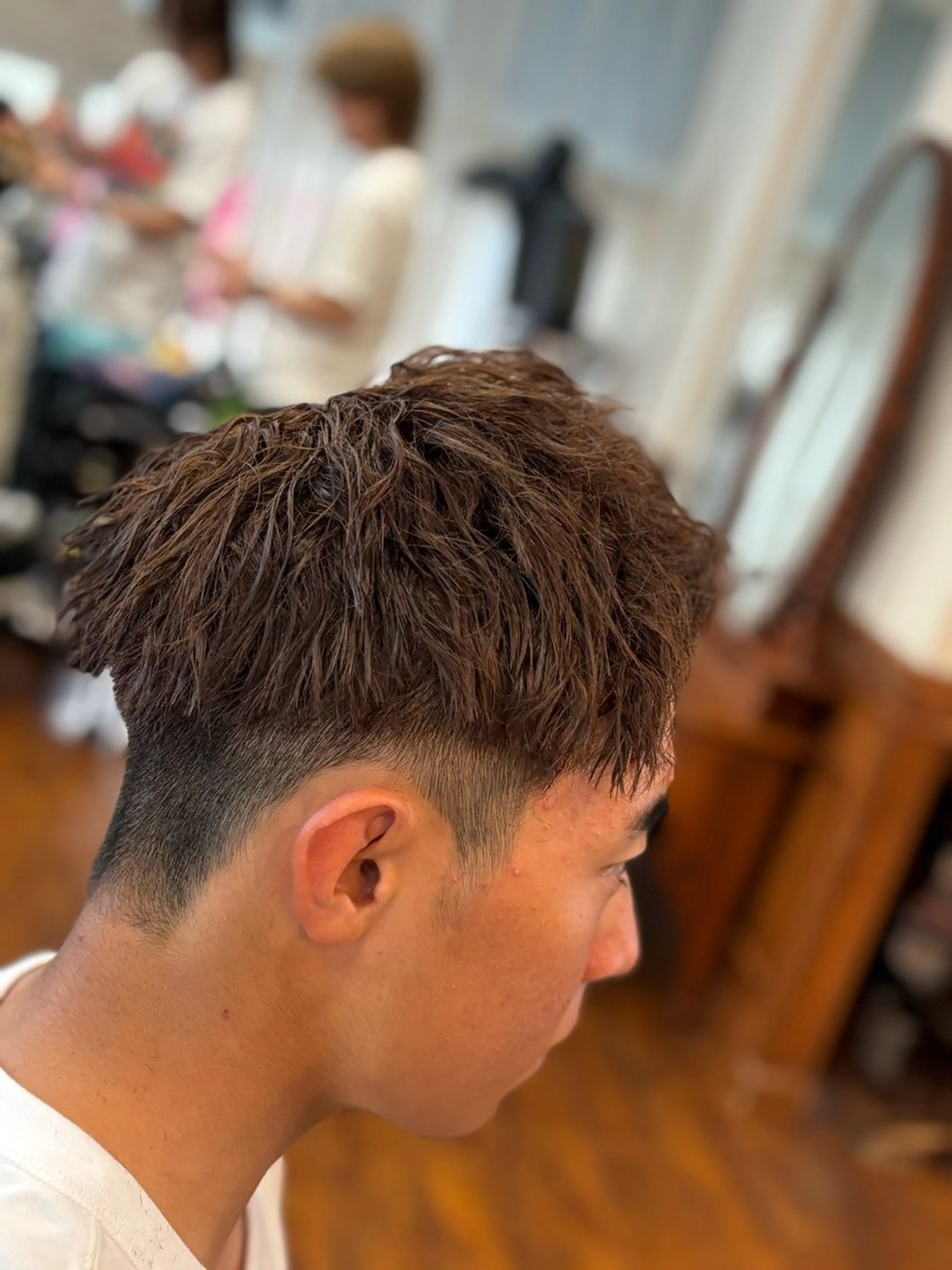 ショート カラー パーマ メンズ おしゃれ泥棒 石原メンズ特化美容師のヘアスタイル