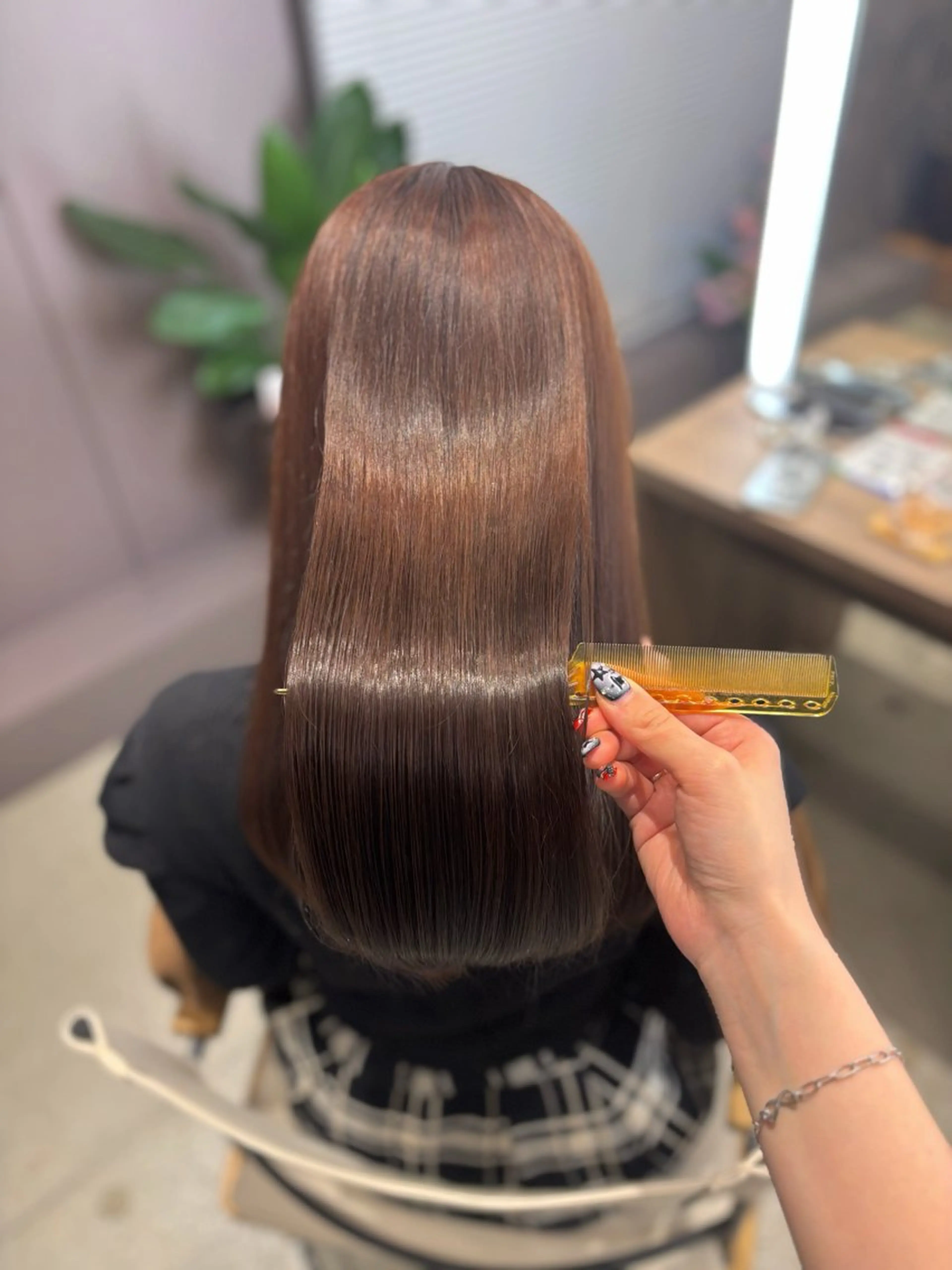 聖愛/艶カラー🪽✨ /トリートメント🫧のヘアスタイル