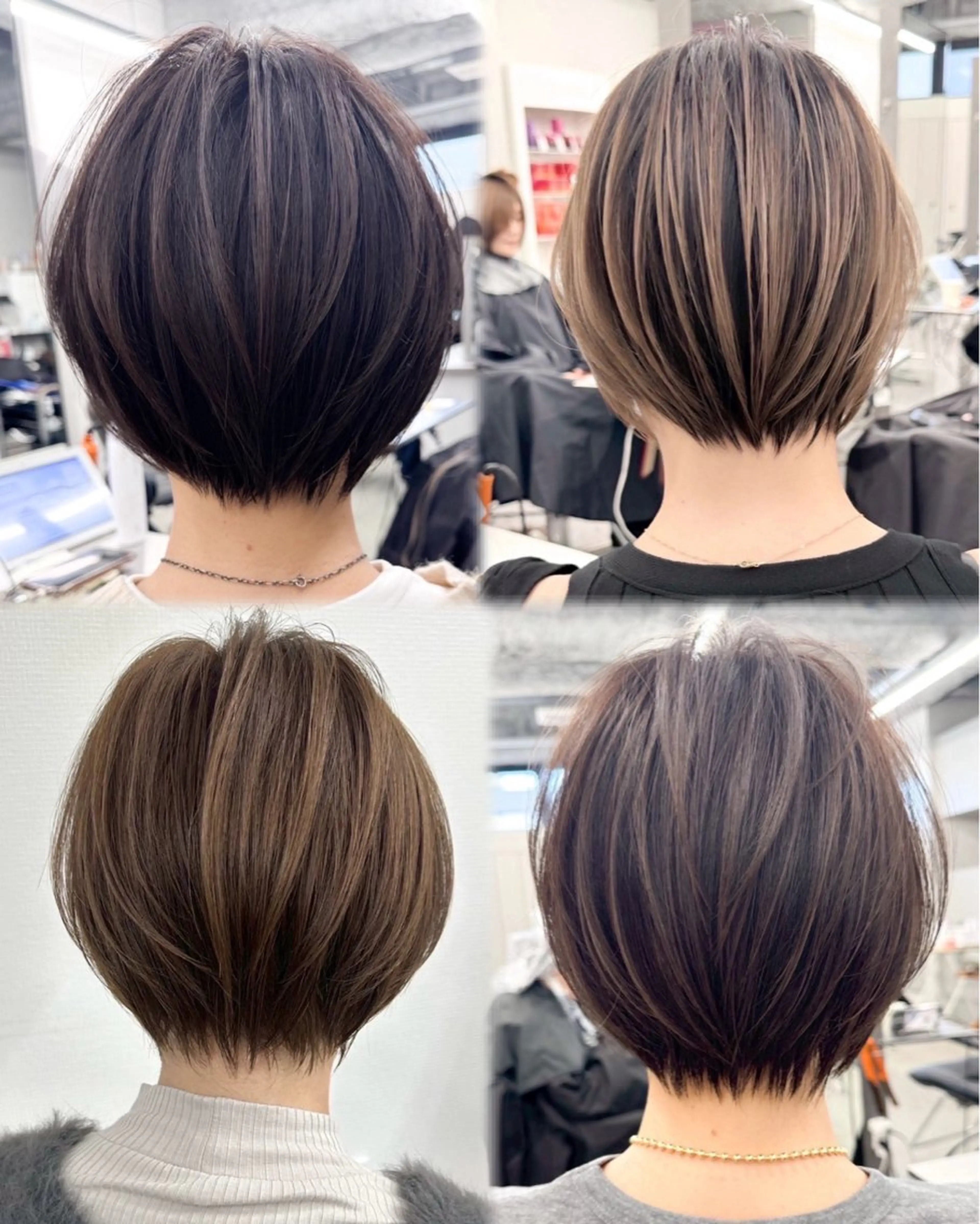 ショート カラー カット ヘアカラー n/m by JIL BLAN KAIのヘアスタイル