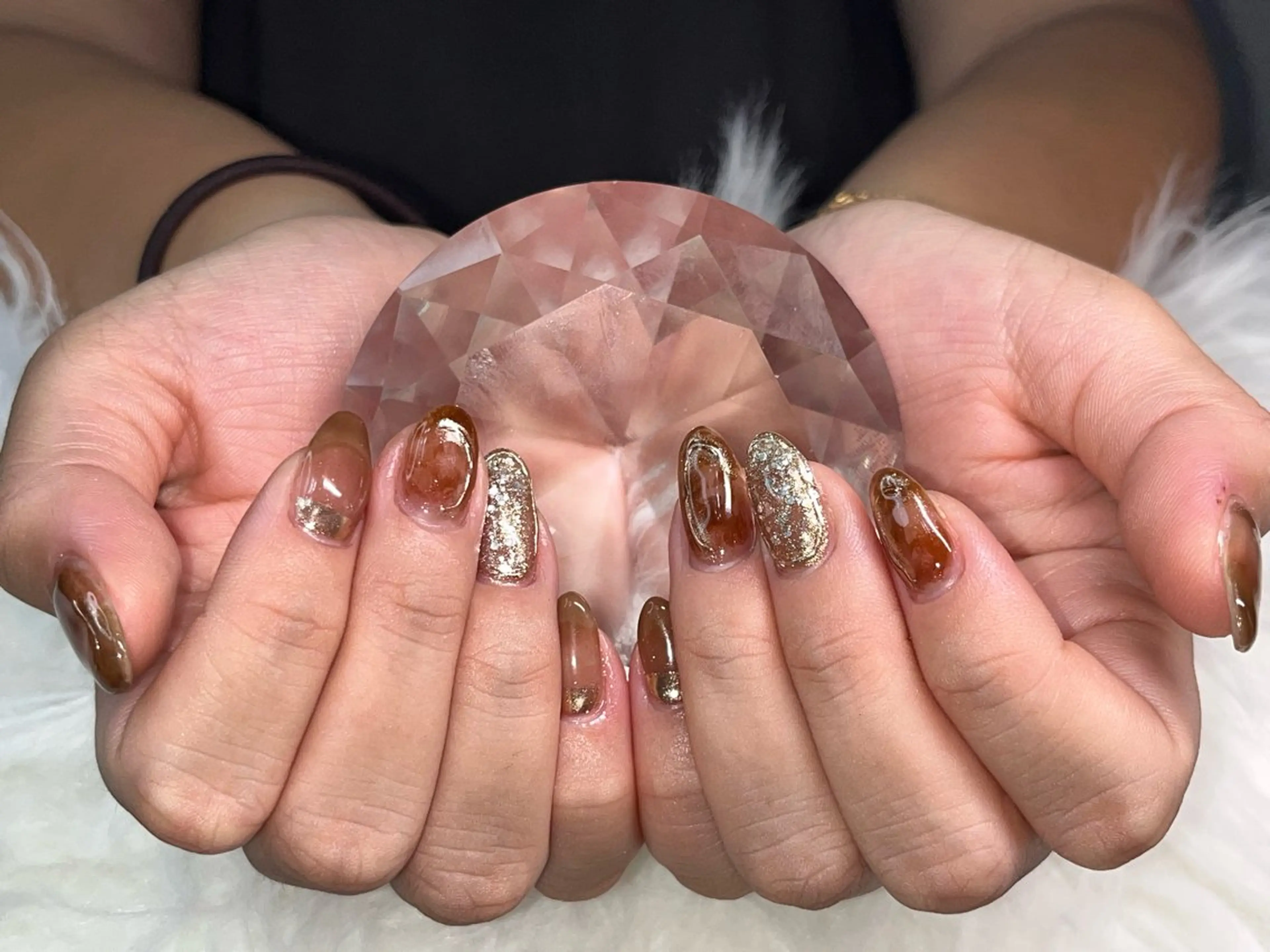 ネイル アートネイル マグネットネイル ニュアンスネイル ワンカラーネイル シンプルネイル プライベートサロン N's Nailのネイルデザイン