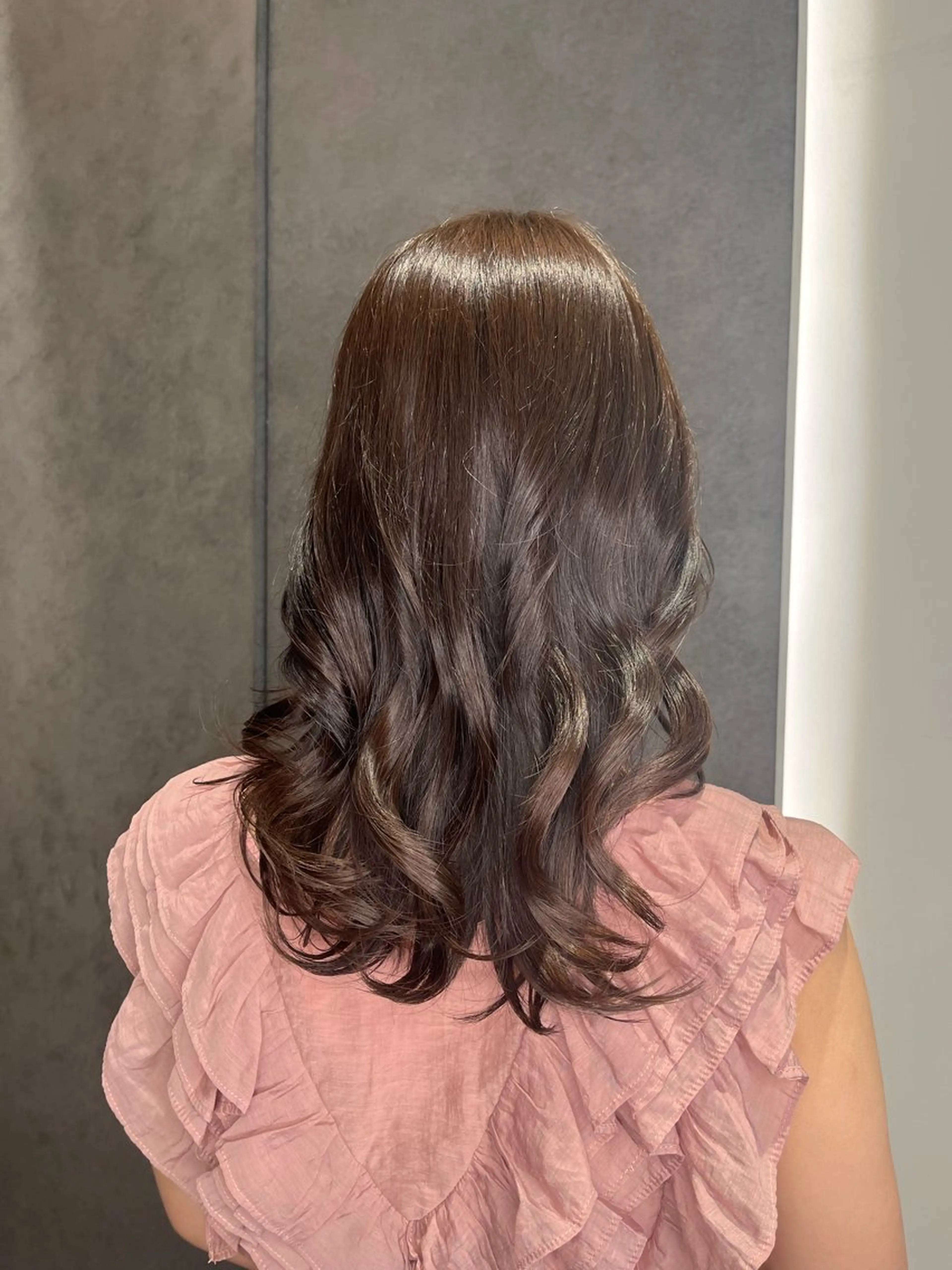 ミディアム カラー 名駅/大人韓国ヘア 艶カラー/Rihoのヘアスタイル