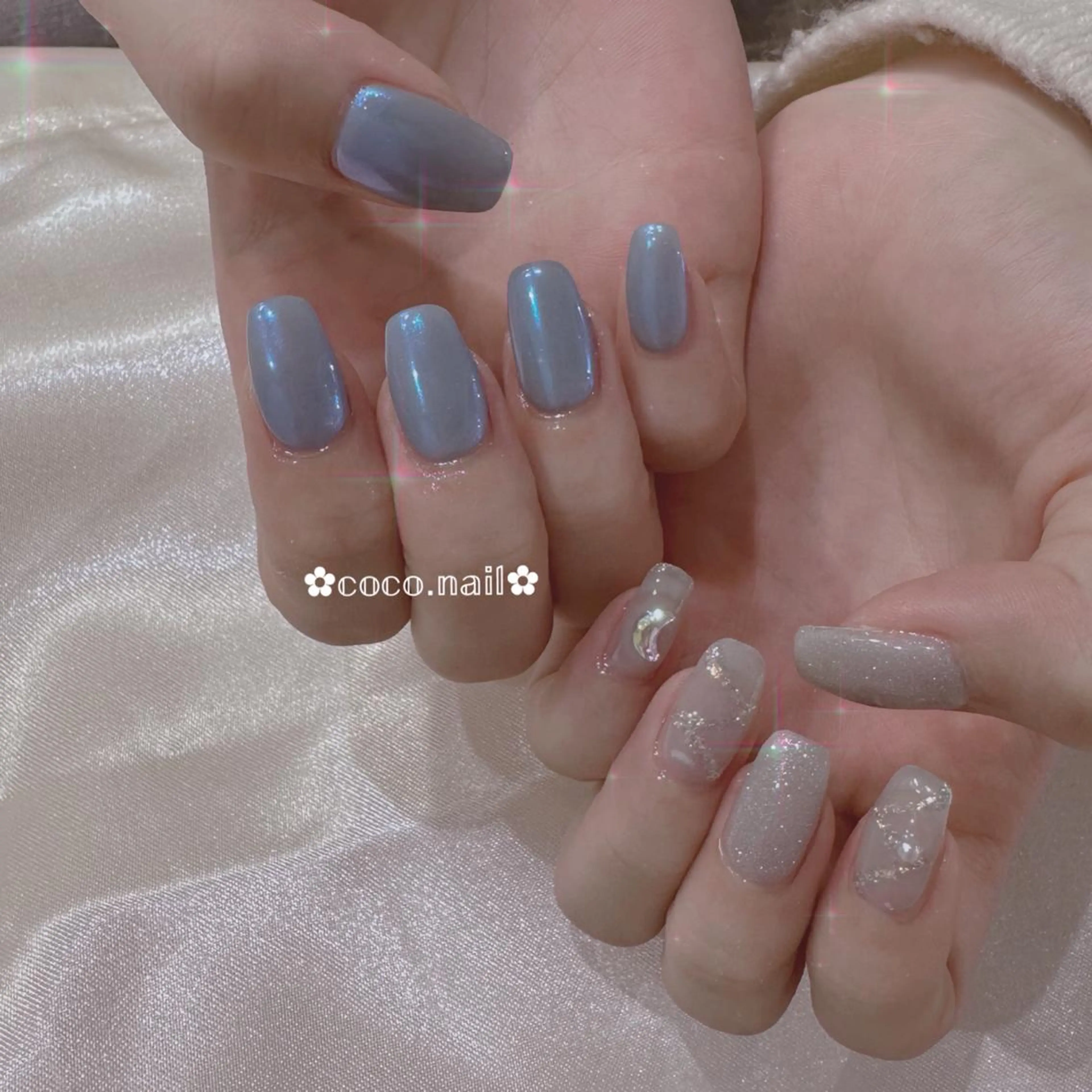 ネイル ハンドネイル lili.nail y2k/長さ出しのネイルデザイン