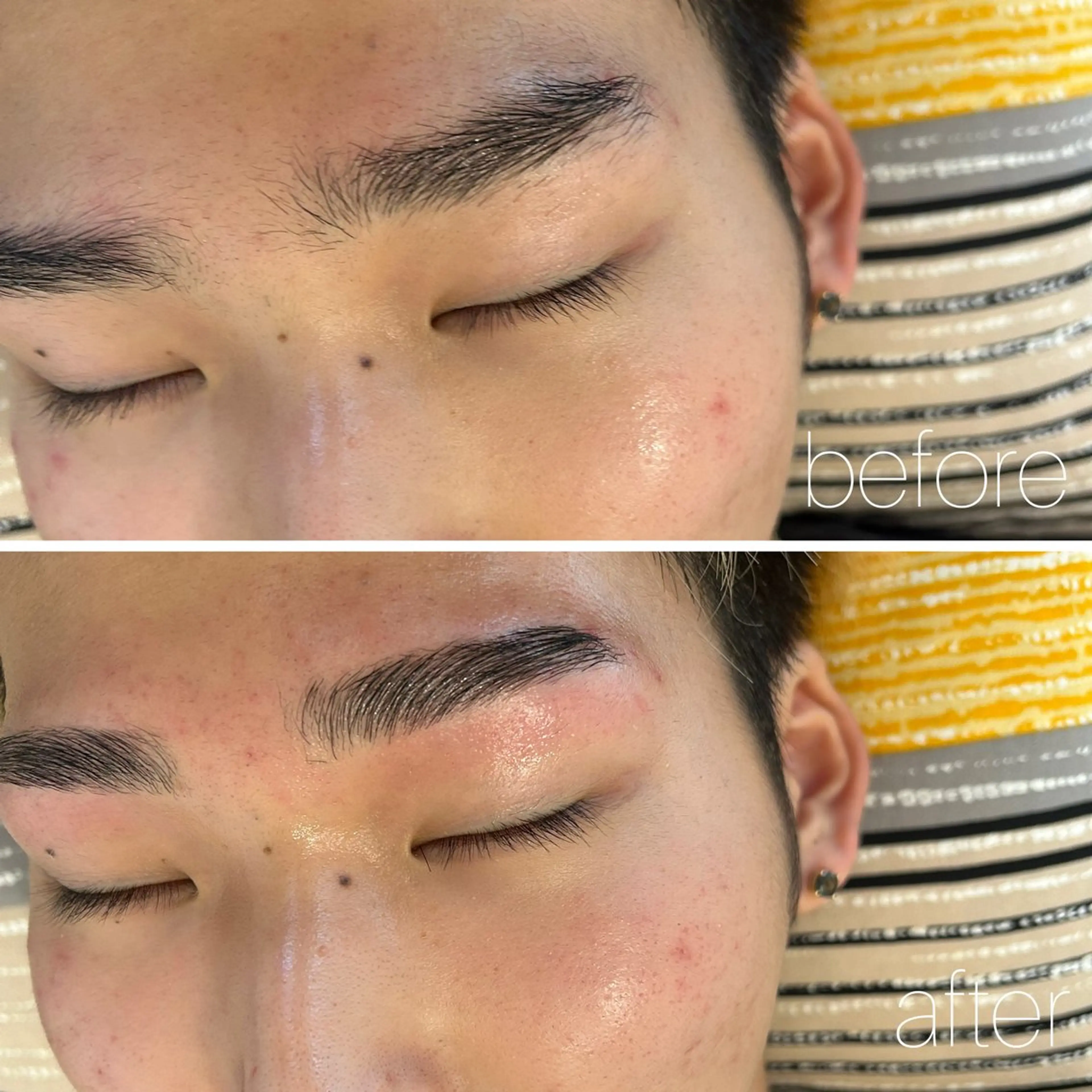 メンズ アイブロウ ハリウッドブロウリフト メンズアイブロウ ワックス脱毛 その他(アイブロウ) Lassy keikoの眉毛・アイブロウイメージ