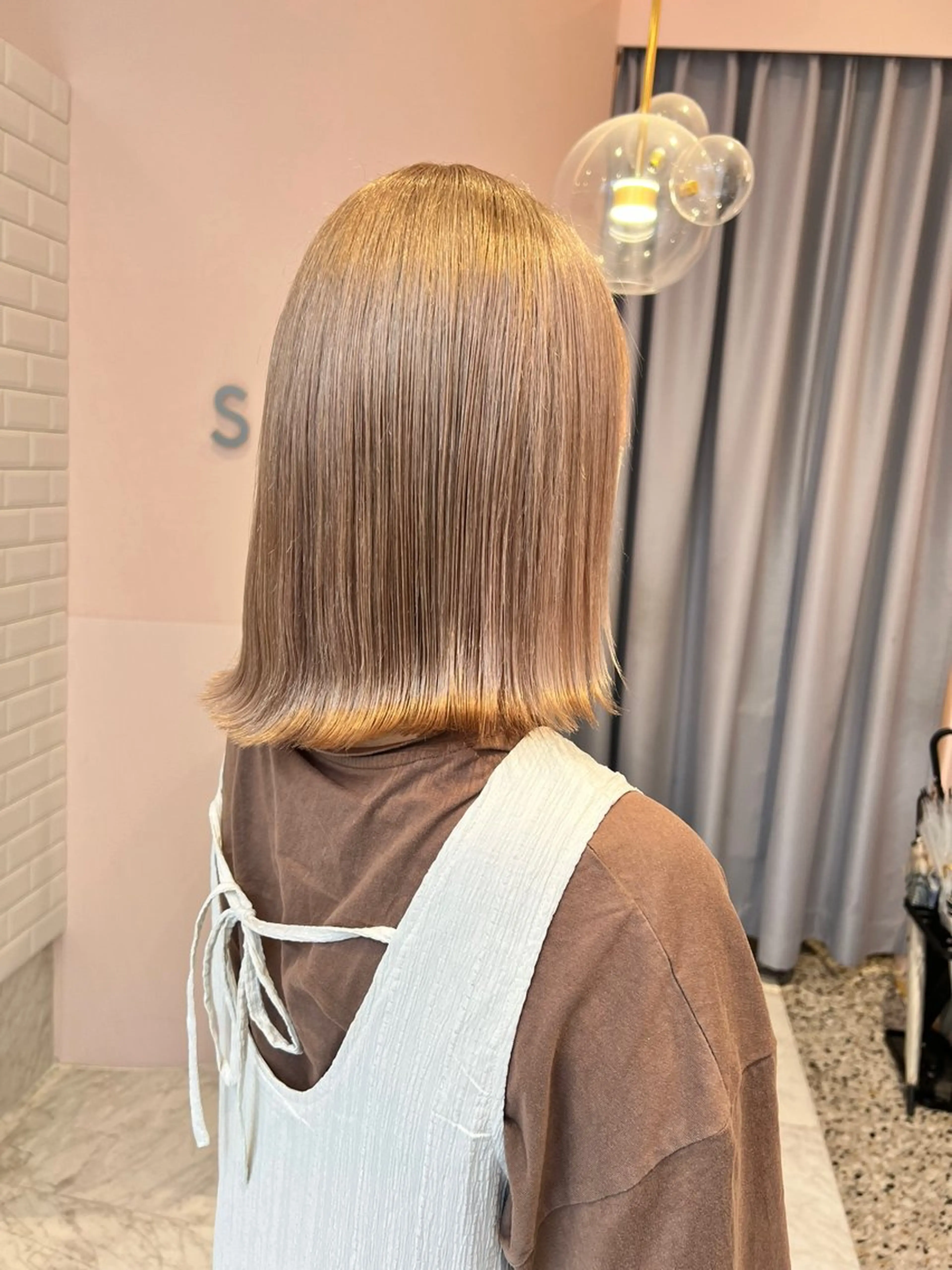 🩷ミニモ限定🩷全体カット＋ケアカラー＋ケアケラチントリートメント⭐️1番人気のメニューになります。の写真