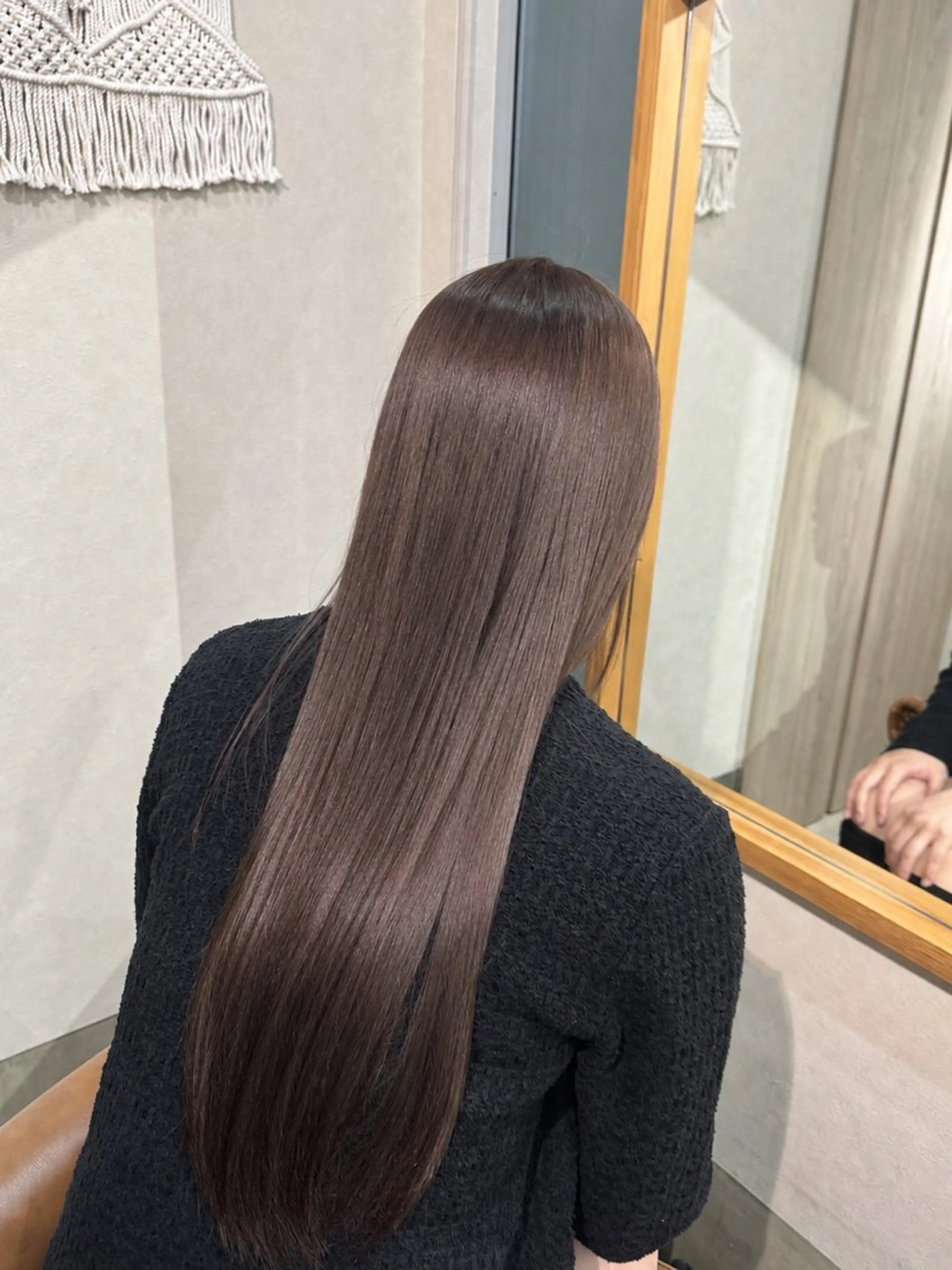 ロング カラー 透明感カラー グレージュ ✂︎YUUSEI ✂︎のヘアスタイル