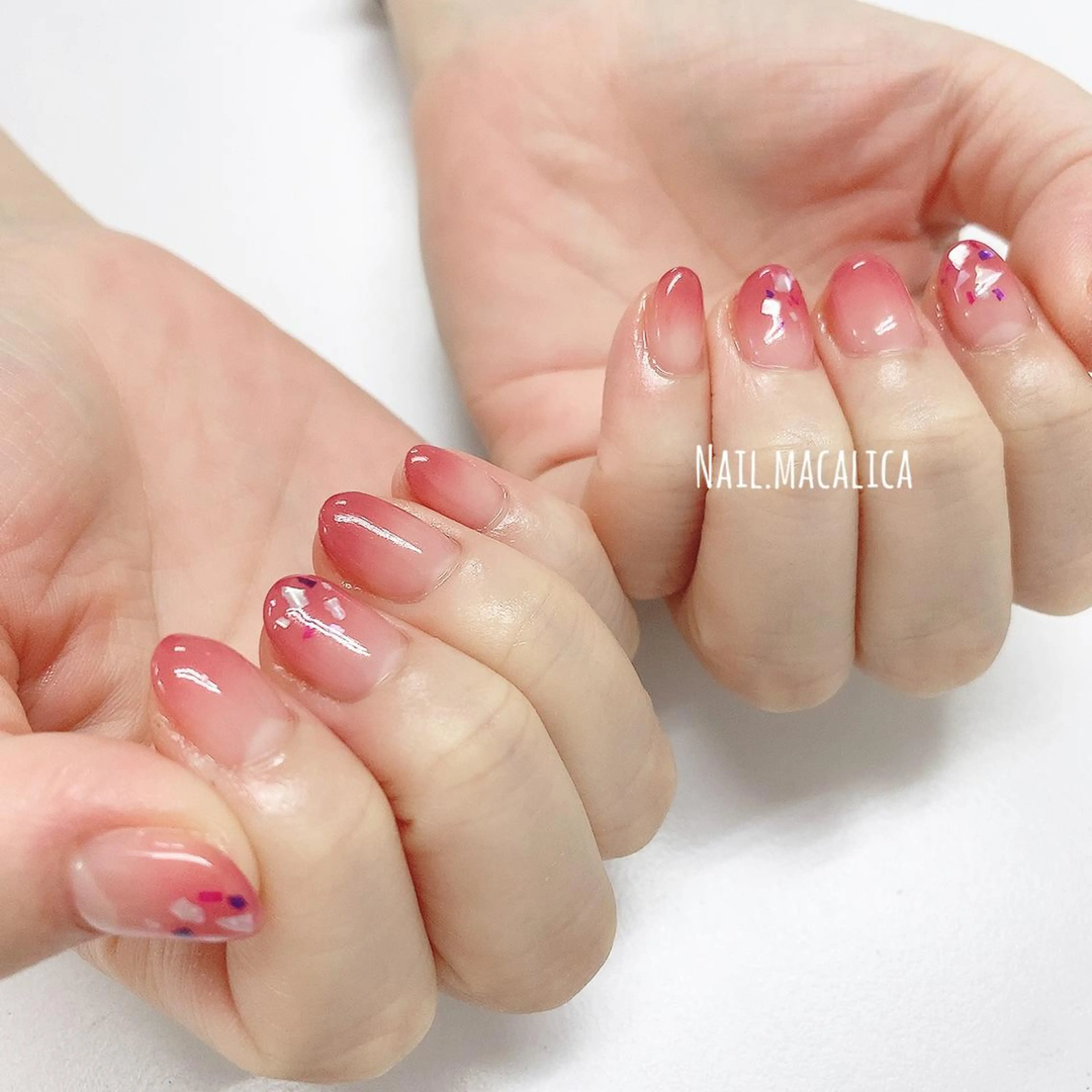 ネイル グラデーション ハンドネイル Nail macalicaのネイルデザイン