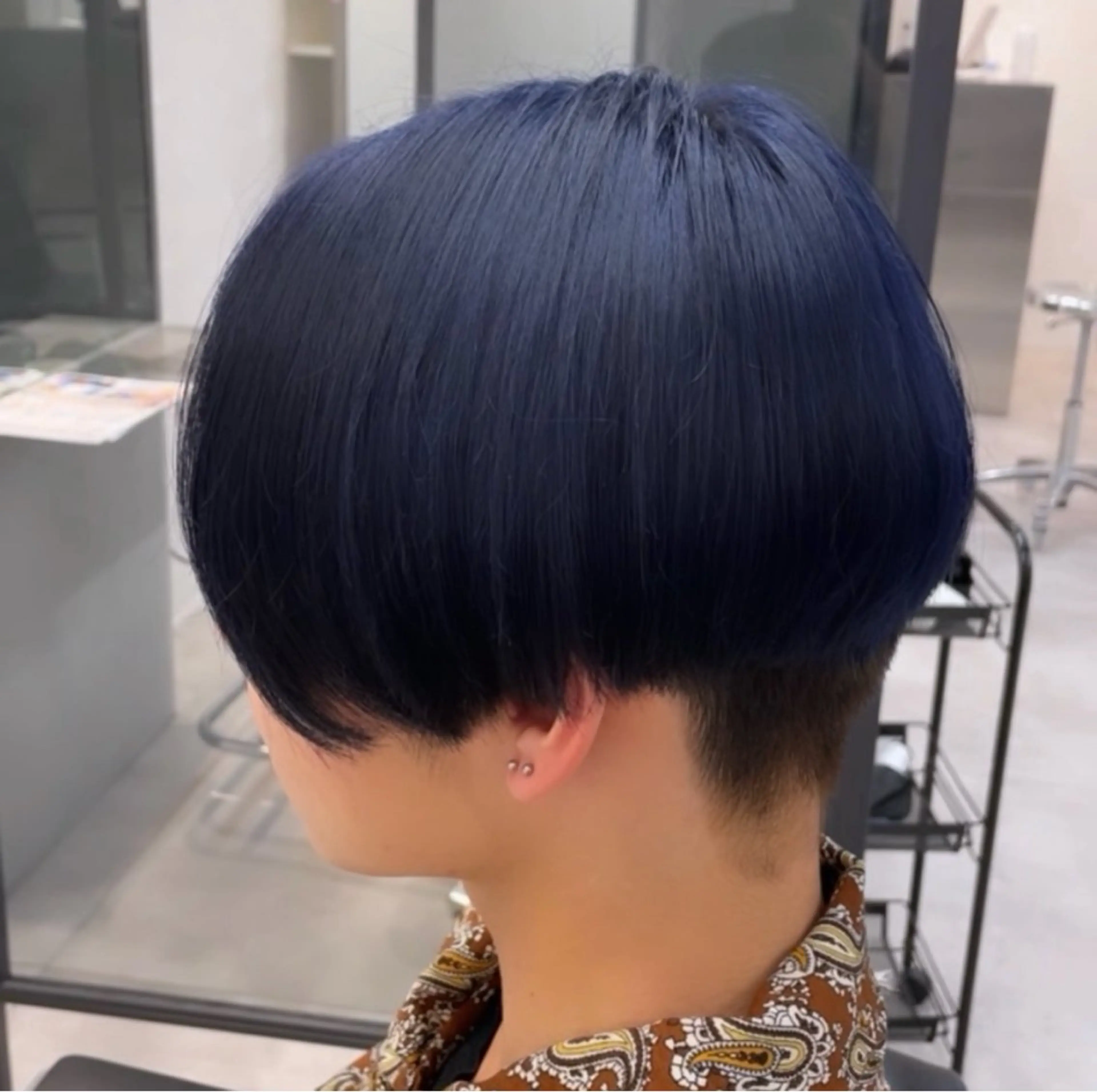 メンズカラー＋ダメージ補修トリートメントの写真