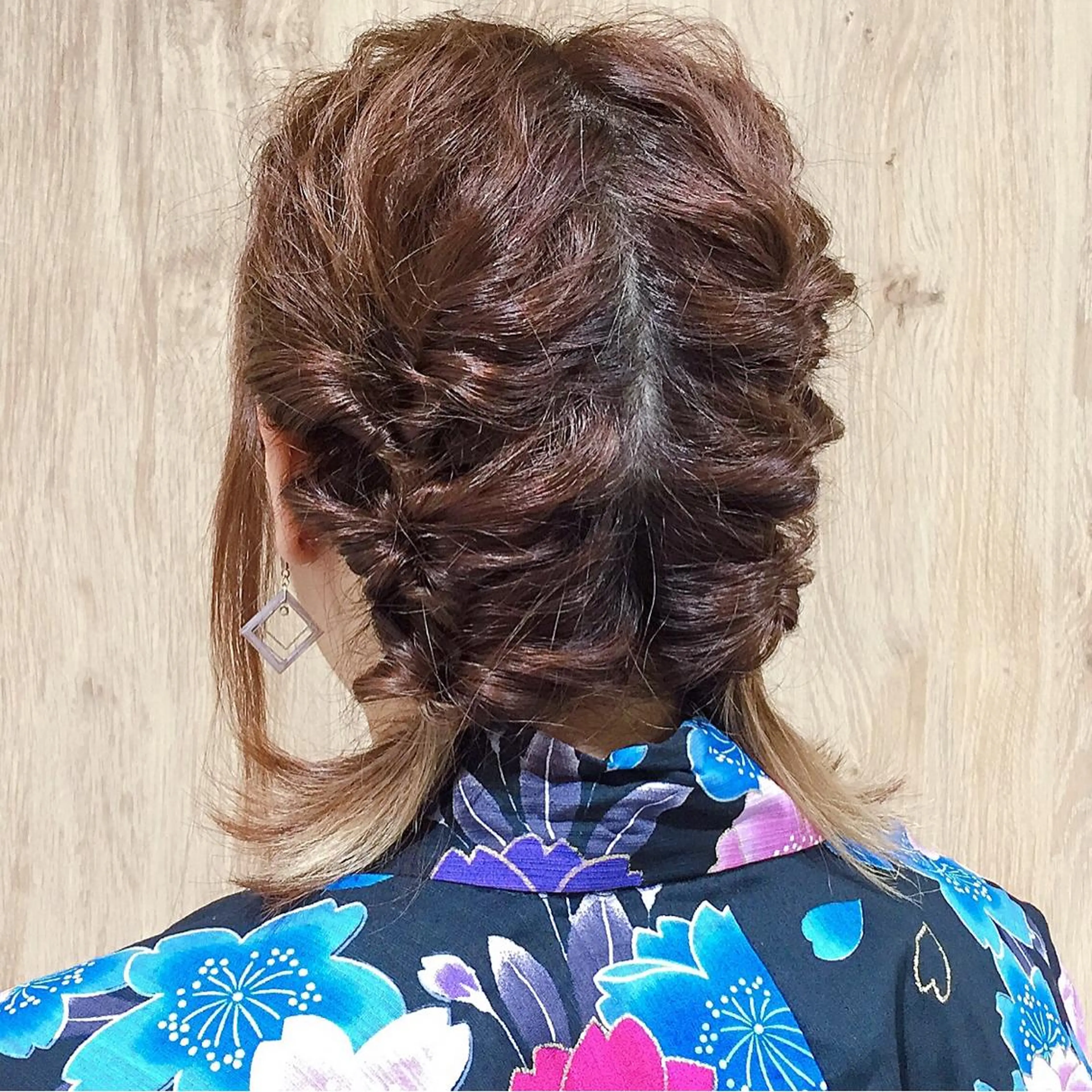 ヘアアレンジ 浴衣 中林 由佳のヘアスタイル