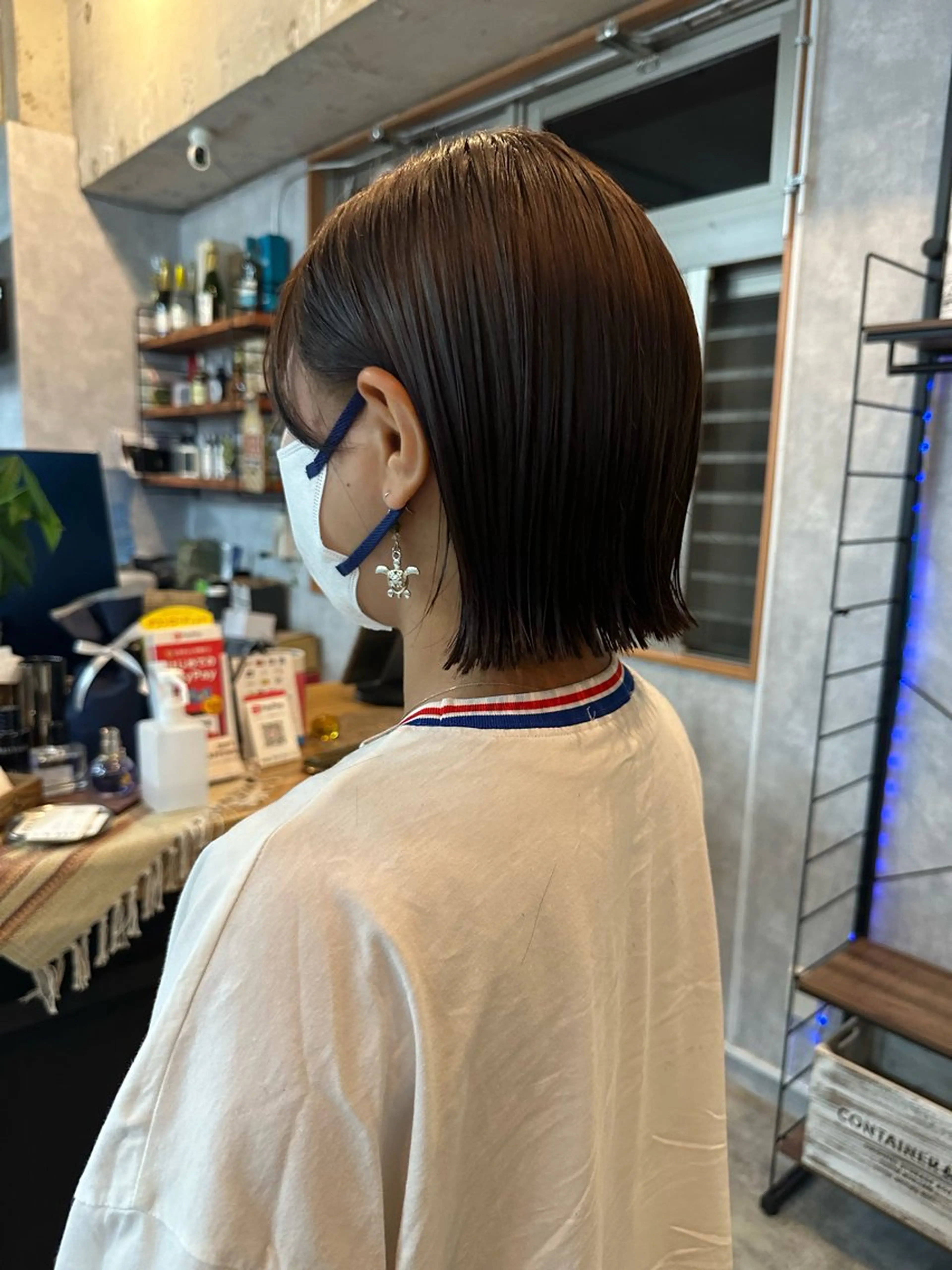 ショート 切りっぱなしボブ ショートボブ ハンサムショート 丸みショート ボブ モテ髪/ボブ/ショー ト/アダチフウトのヘアスタイル