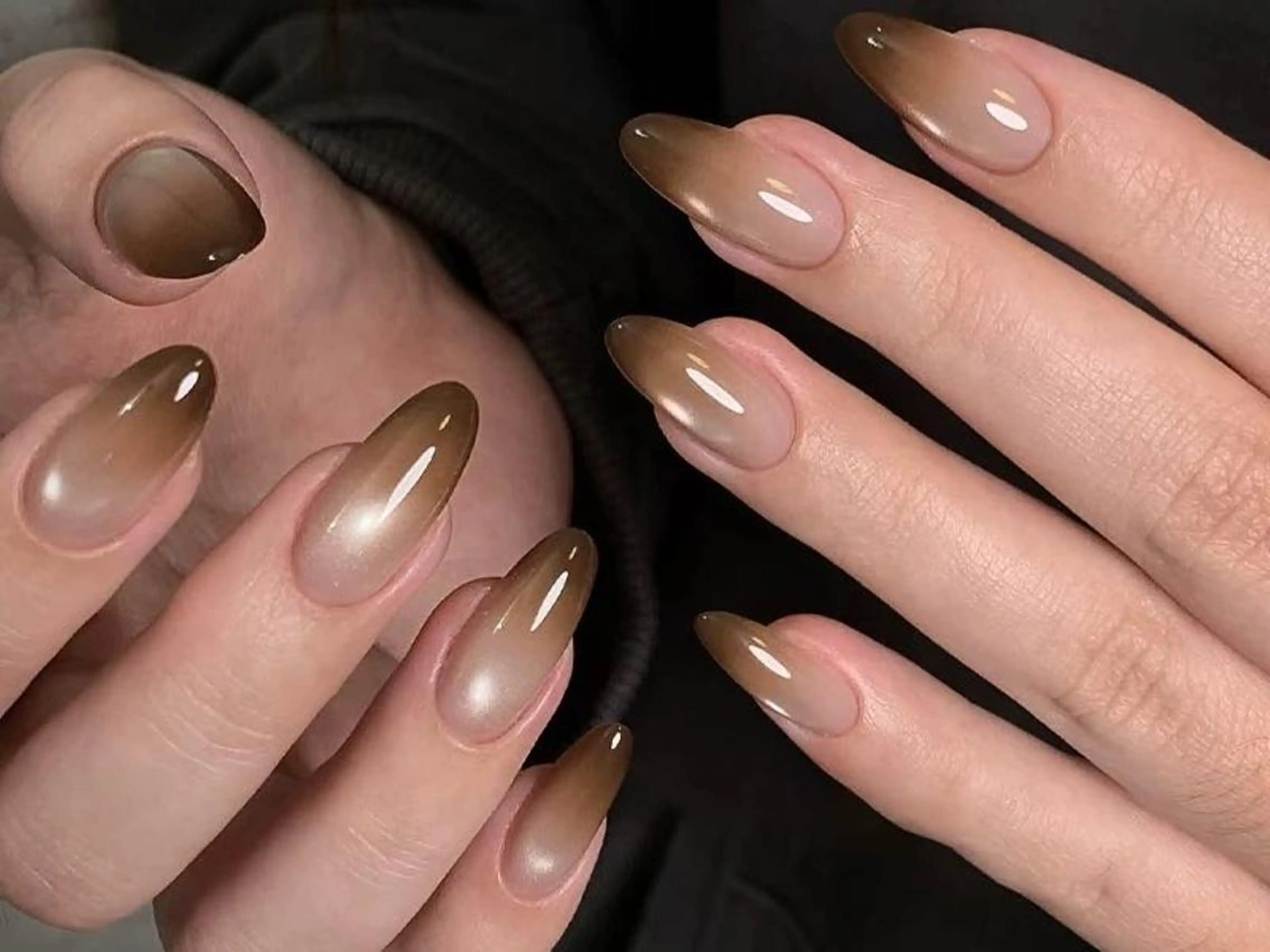 ネイル ジェルネイル ガーリー ホログラムネイル キラキラネイル ミディアムネイル ハンドネイル ハンドケア 💅 NikoNikoのネイルデザイン